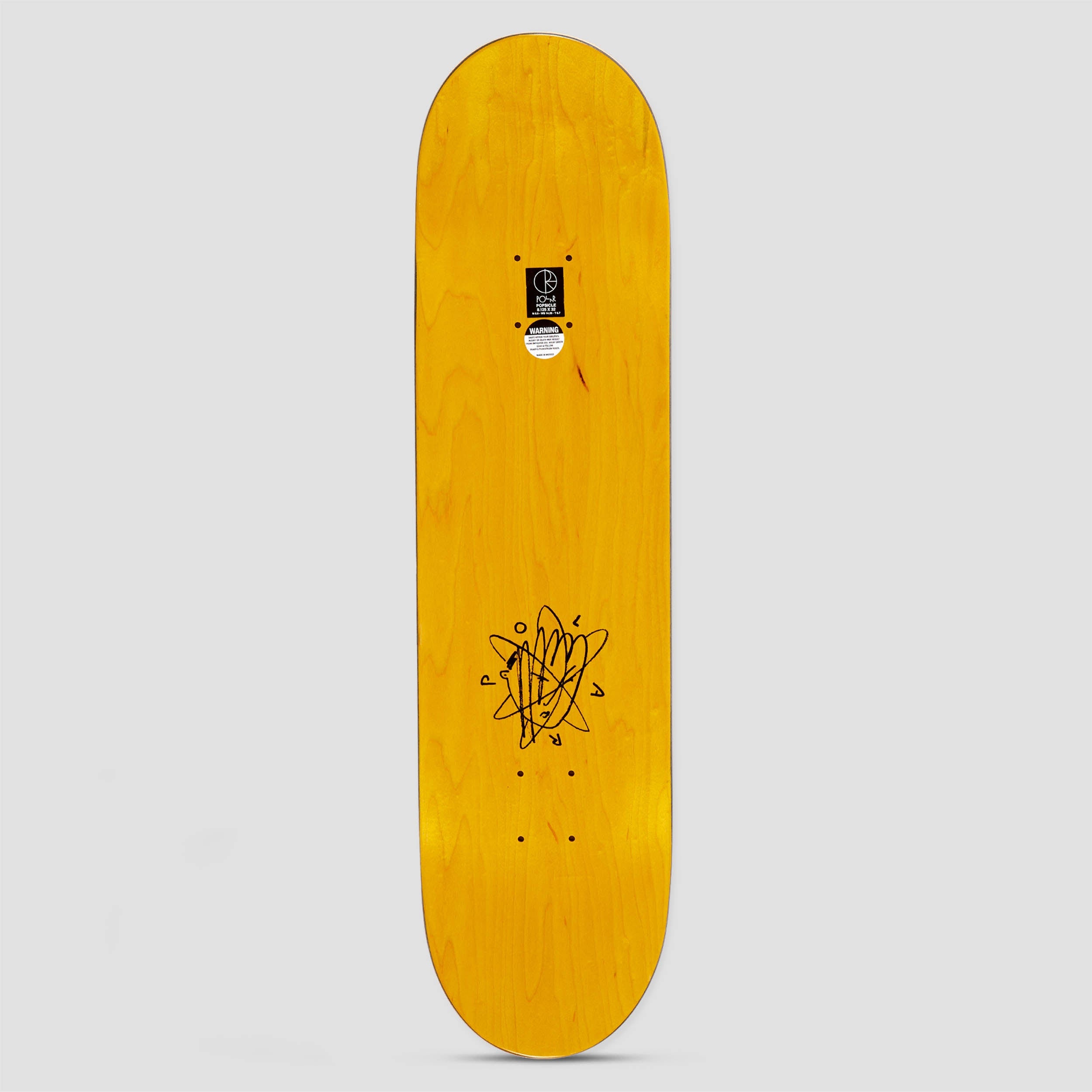 Polar 8.125 Roman Gonzalez Stay In Motion Skateboard Deck Blue