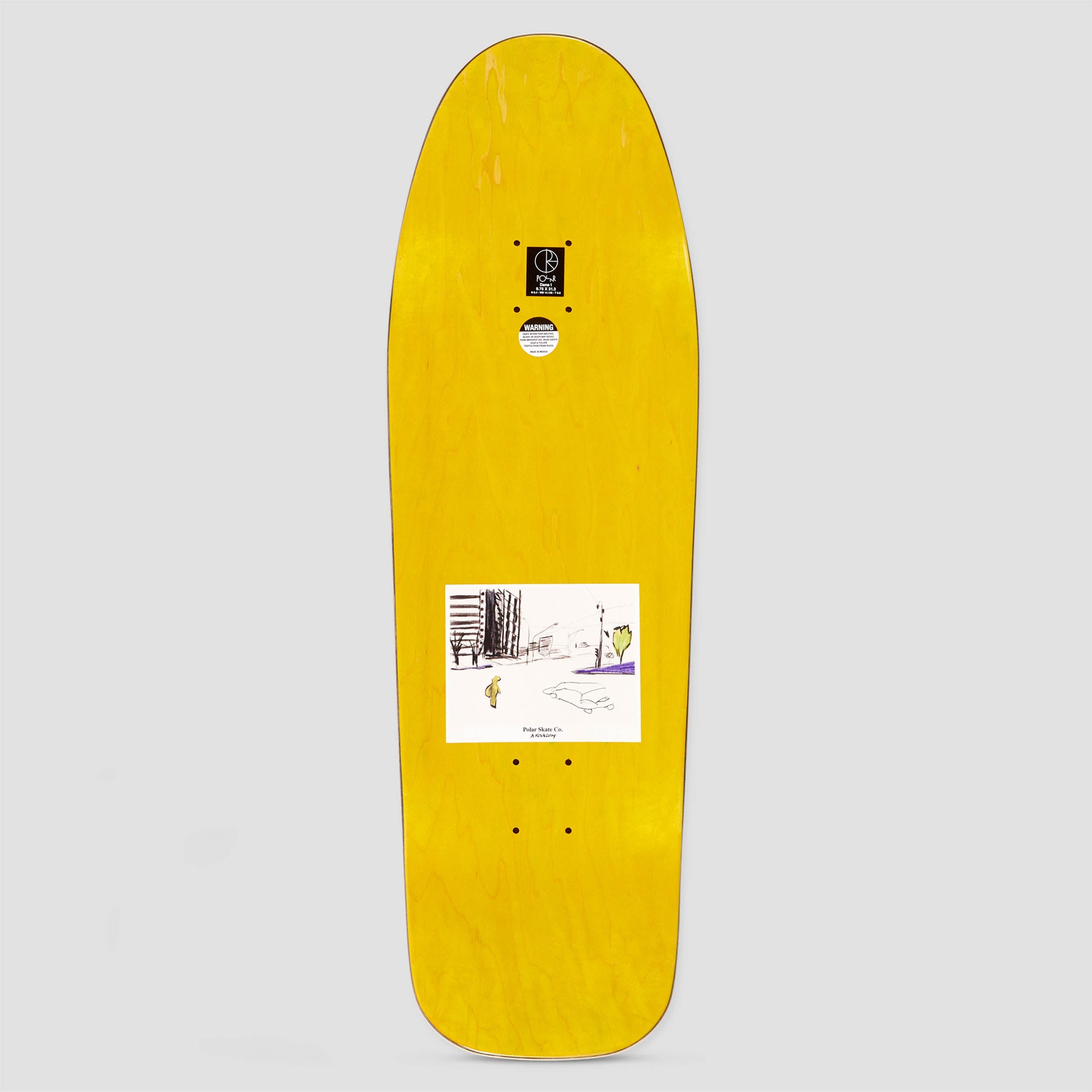 Polar DANE 1 SHAPE Shin Sanbongi Shin City Skateboard Deck