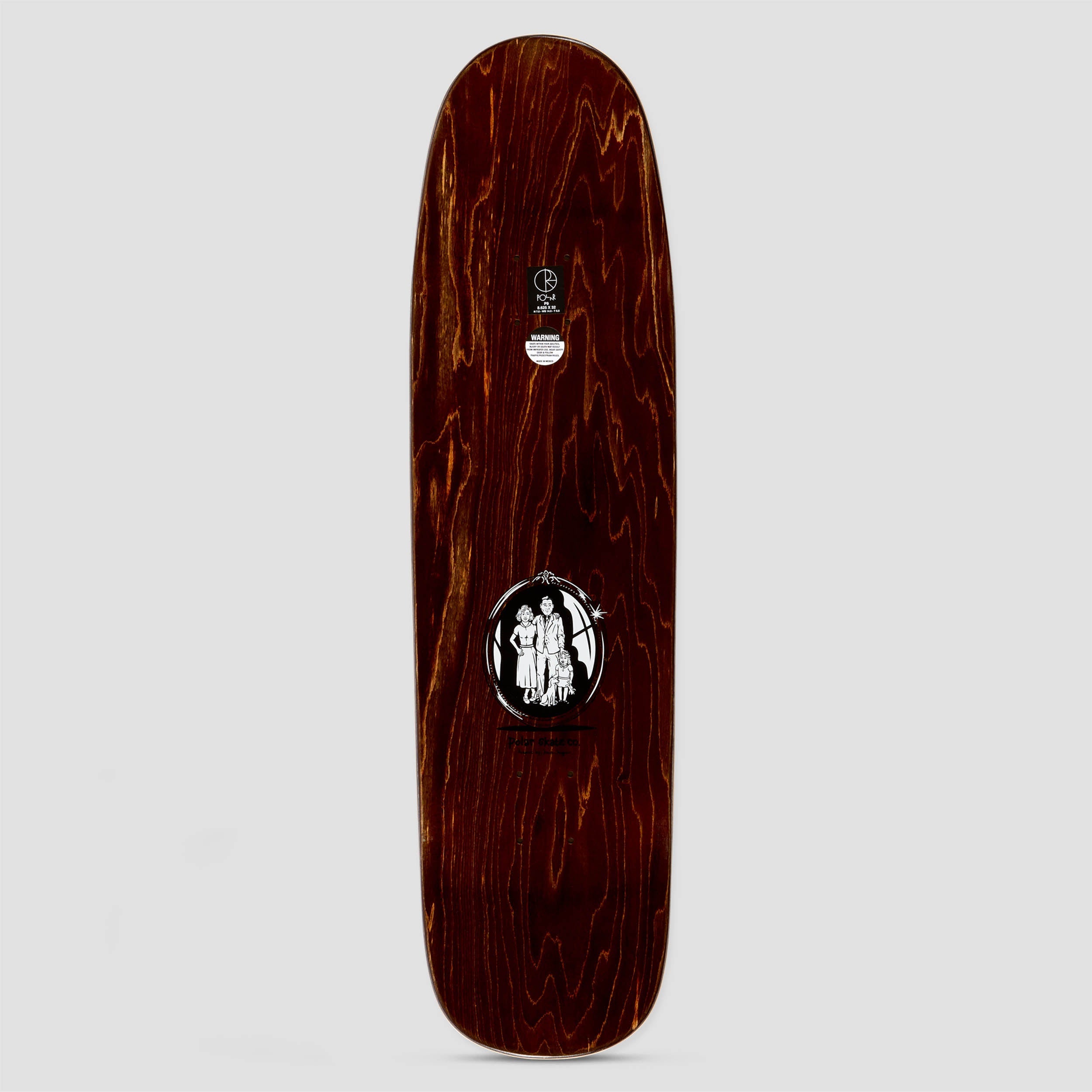 Polar P9 SHAPE Team Model Family Affair Skateboard Deck