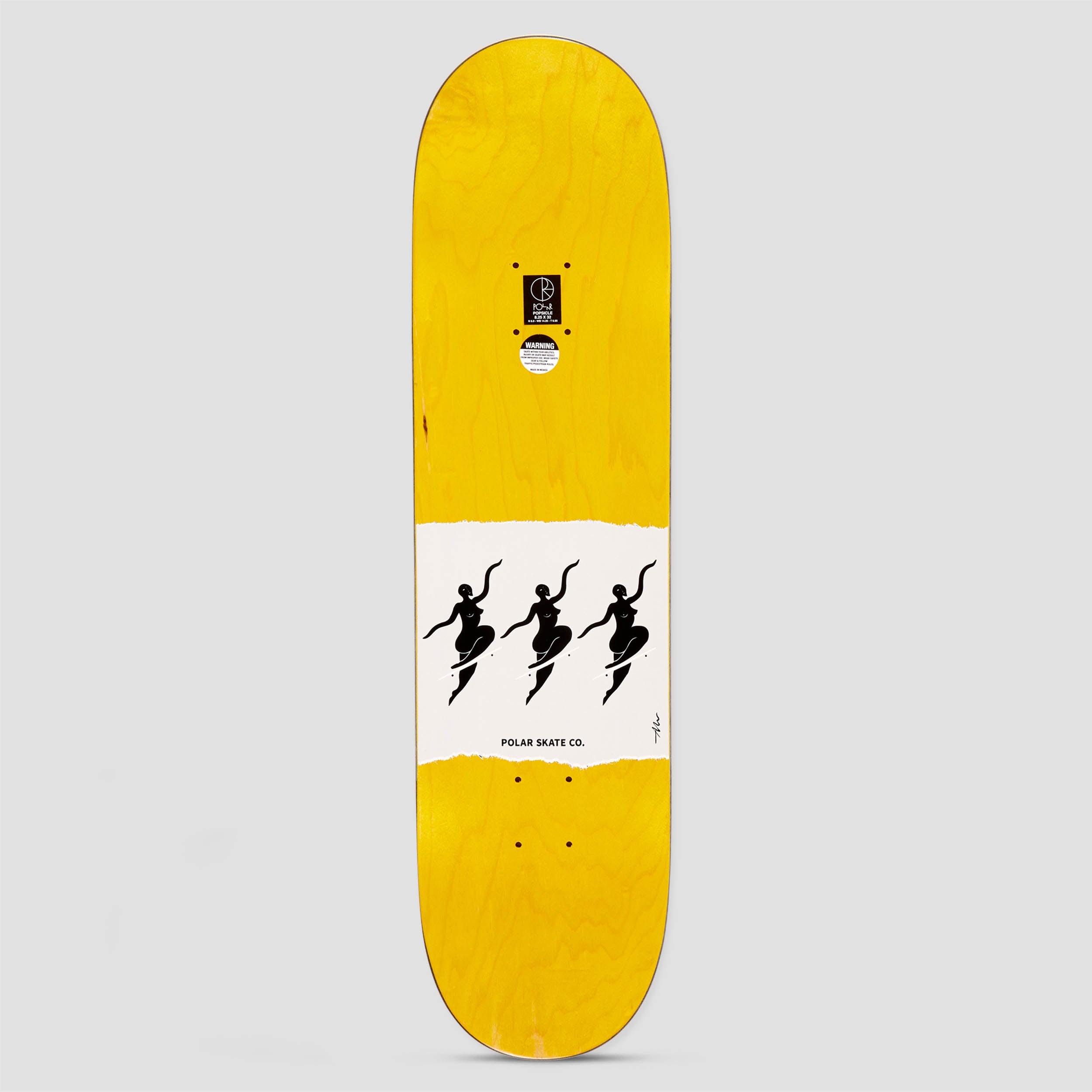 Polar 8.25 Team Model No Complies Skateboard Deck Red