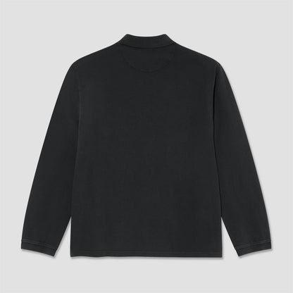 Polar Serge Polo Longsleeve Shirt Black