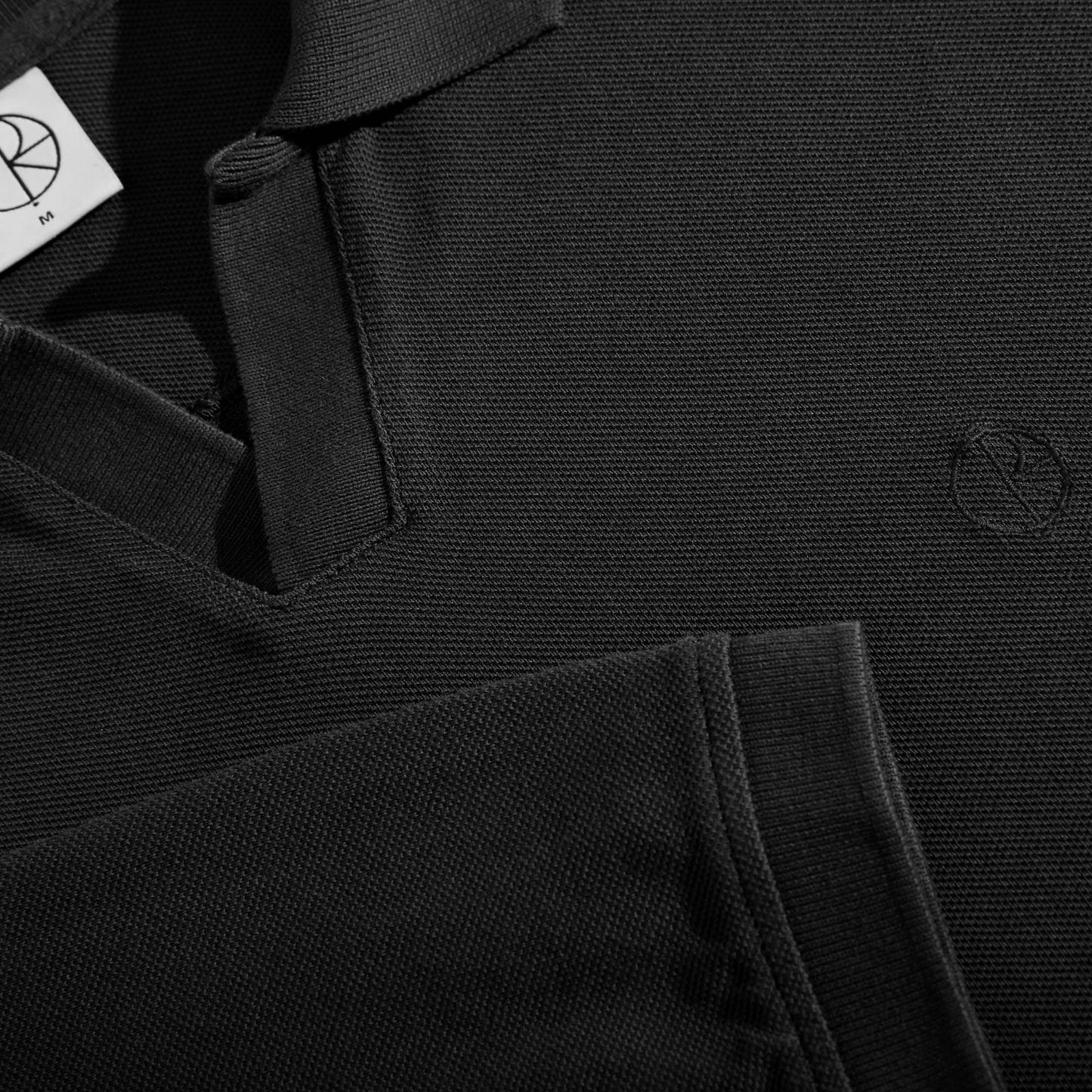 Polar Serge Polo Longsleeve Shirt Black