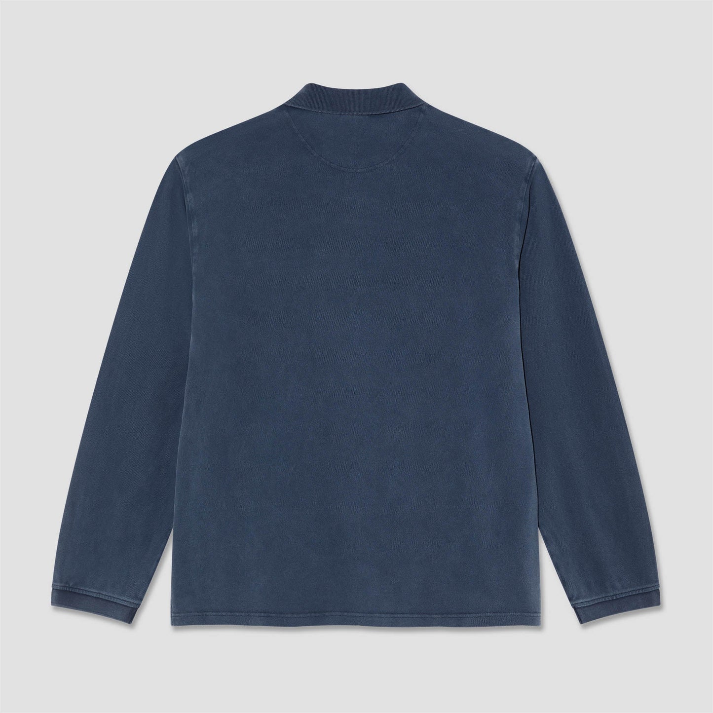 Polar Serge Polo Longsleeve Shirt Blue