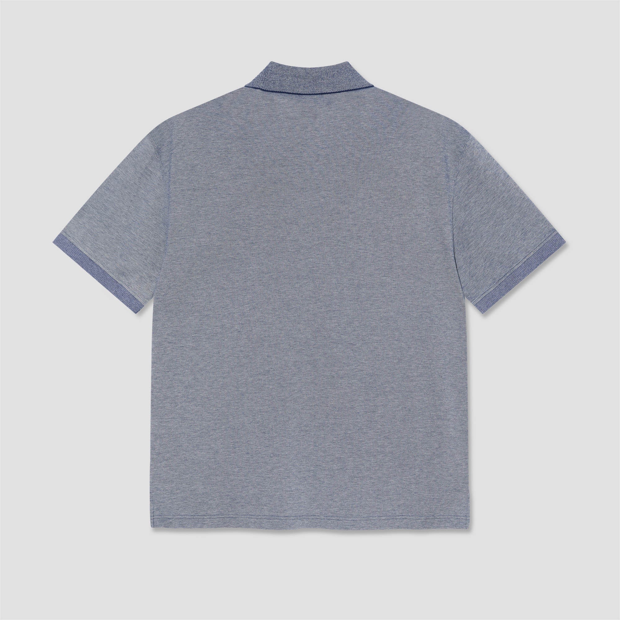 Polar Pique Surf Polo Shirt Heather Blue