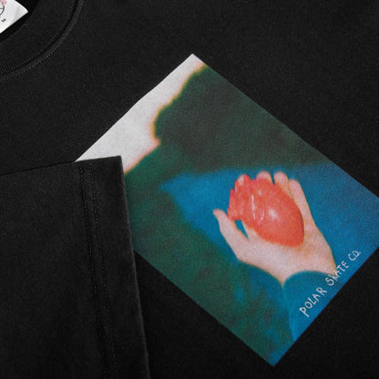 Polar Heart in Hand T-Shirt Black