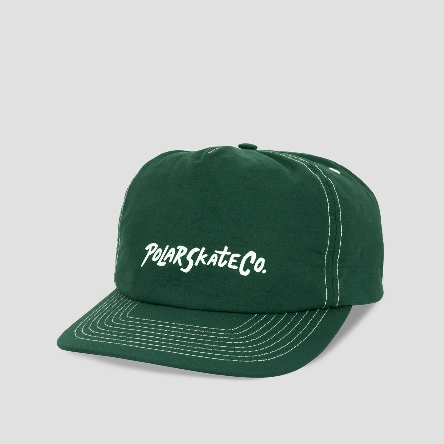 Polar Skate Co Earl Cap Surf Logo Dark Green