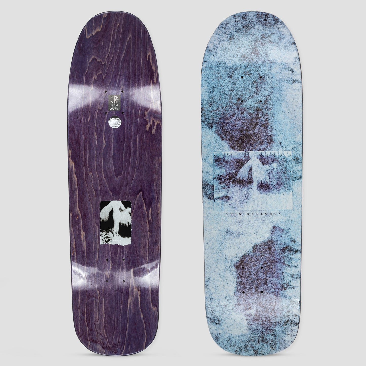 Polar 9.25 Shin Sanbongi Headless Angel Skateboard Deck