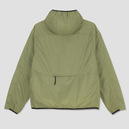 Polar Skate Co Packable Anorak Jacket Dirty Green