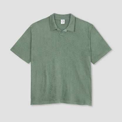 Polar Skate Co Serge Polo Shirt Jade Green