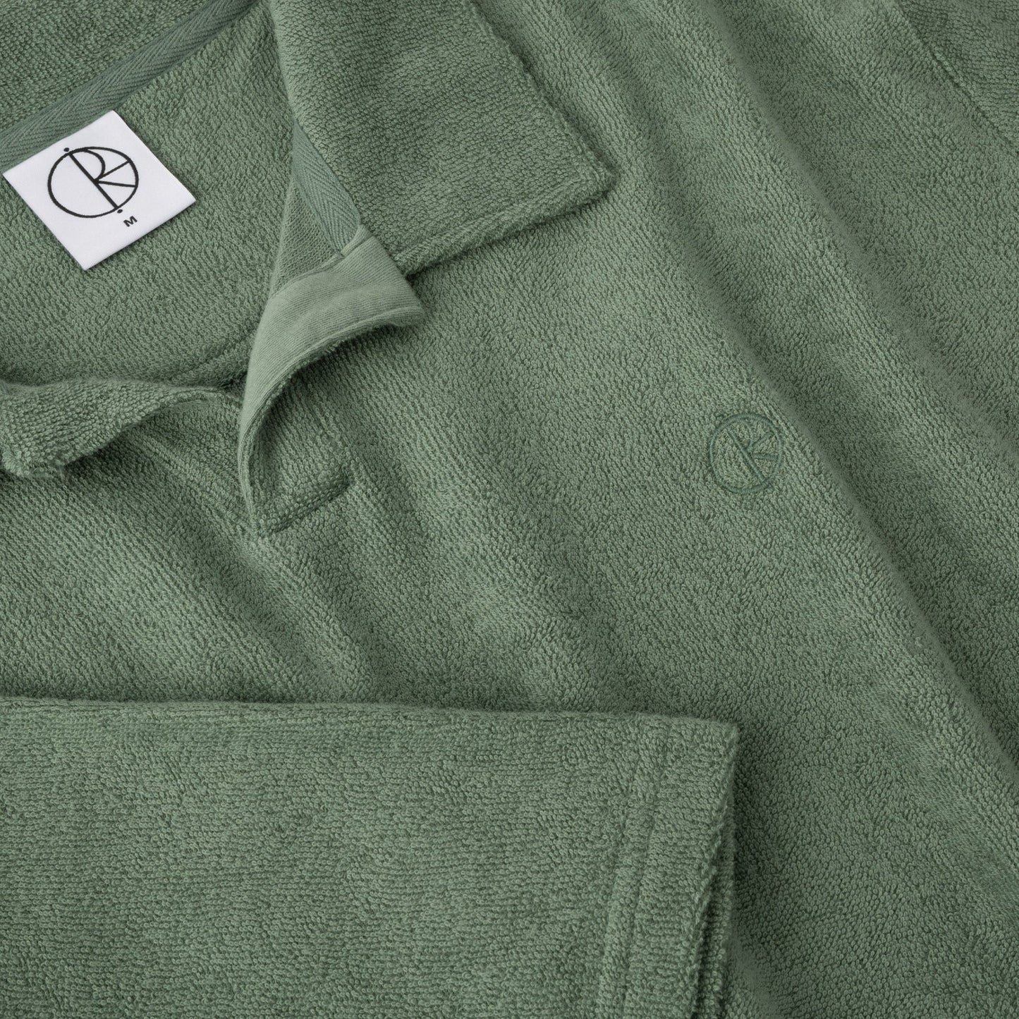 Polar Skate Co Serge Polo Shirt Jade Green