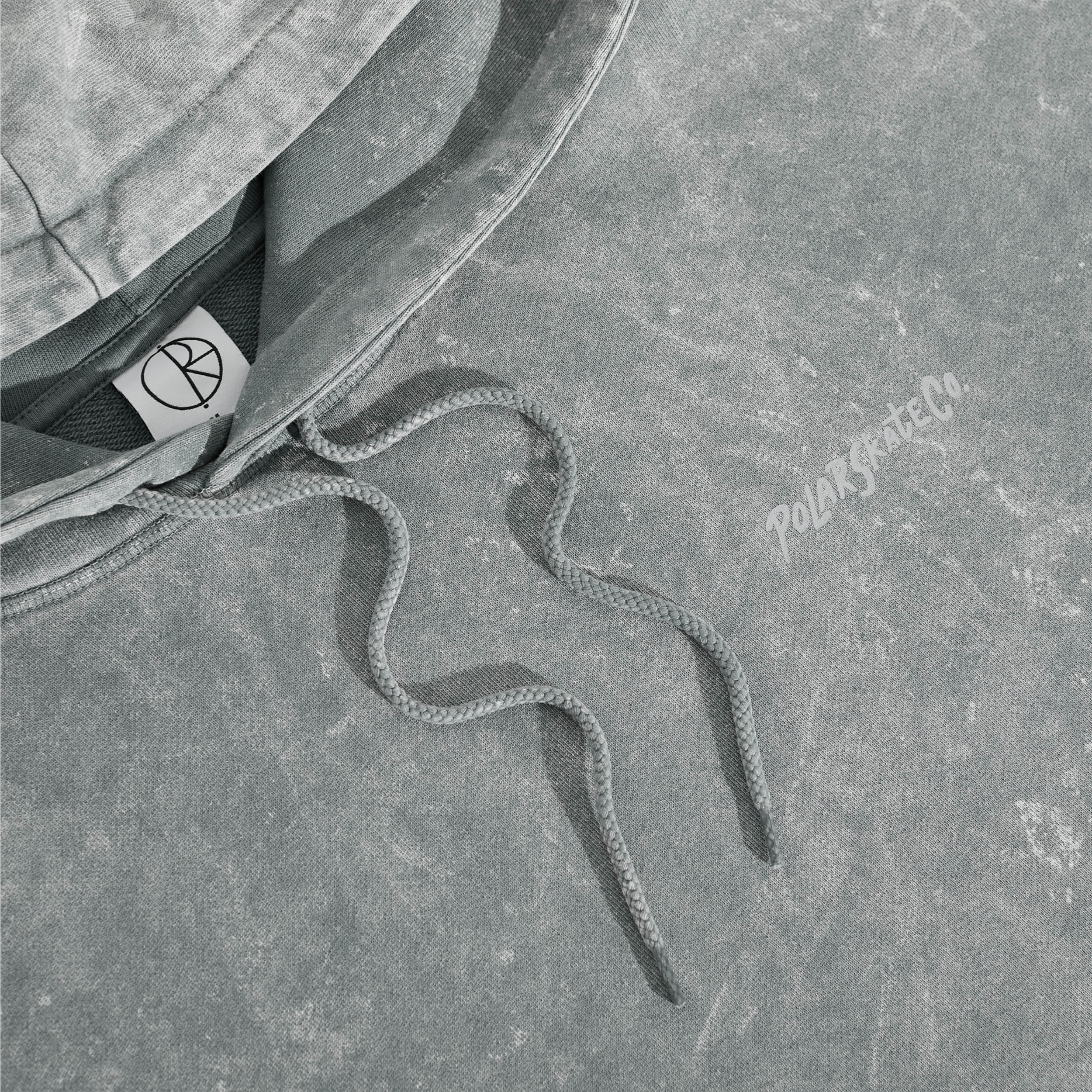 Polar Acid Frank Surf Logo Hoodie Logo Grey