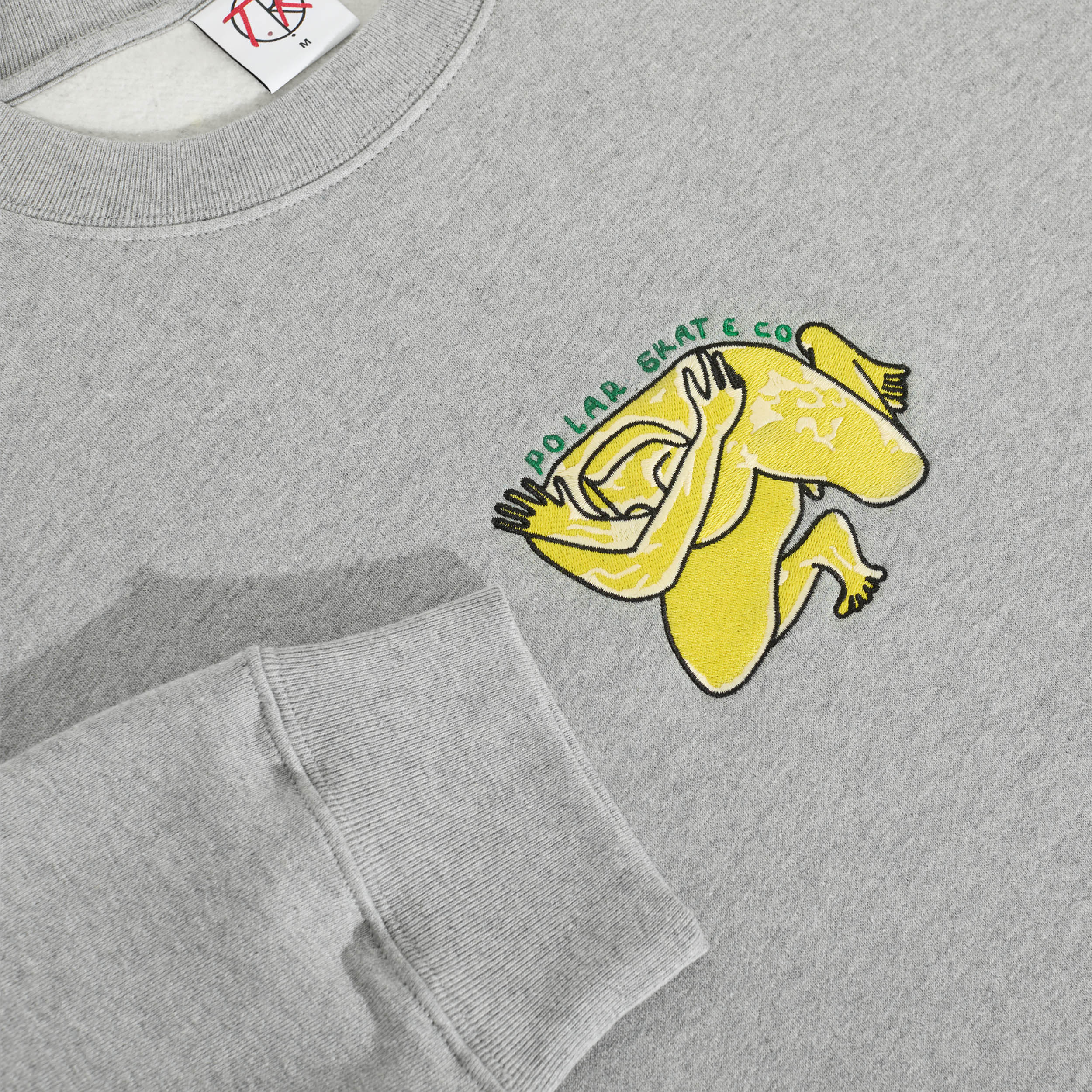 Polar Shy Bow Dave Crewneck Heather Grey