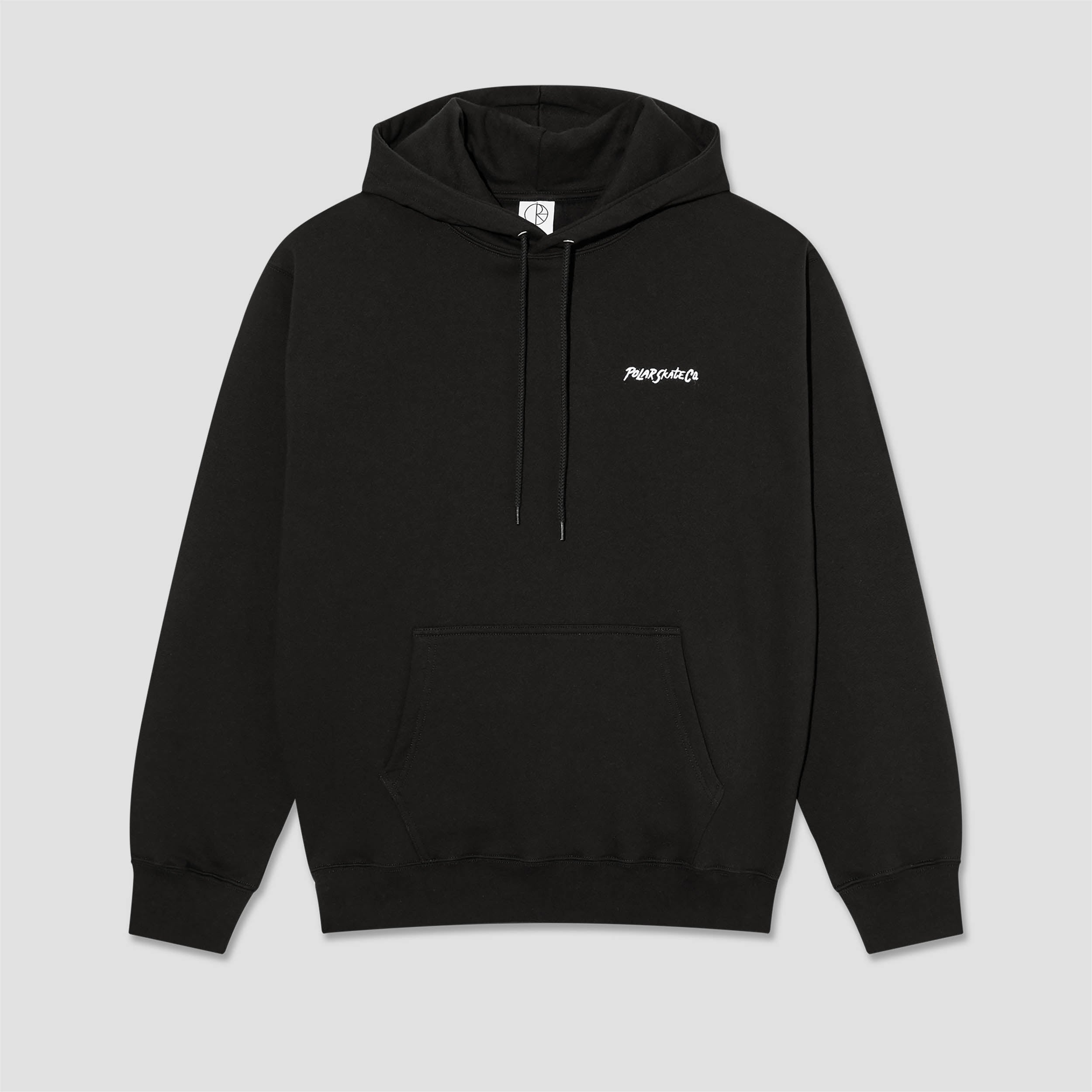 Polar Surf Logo Dave Hoodie Black