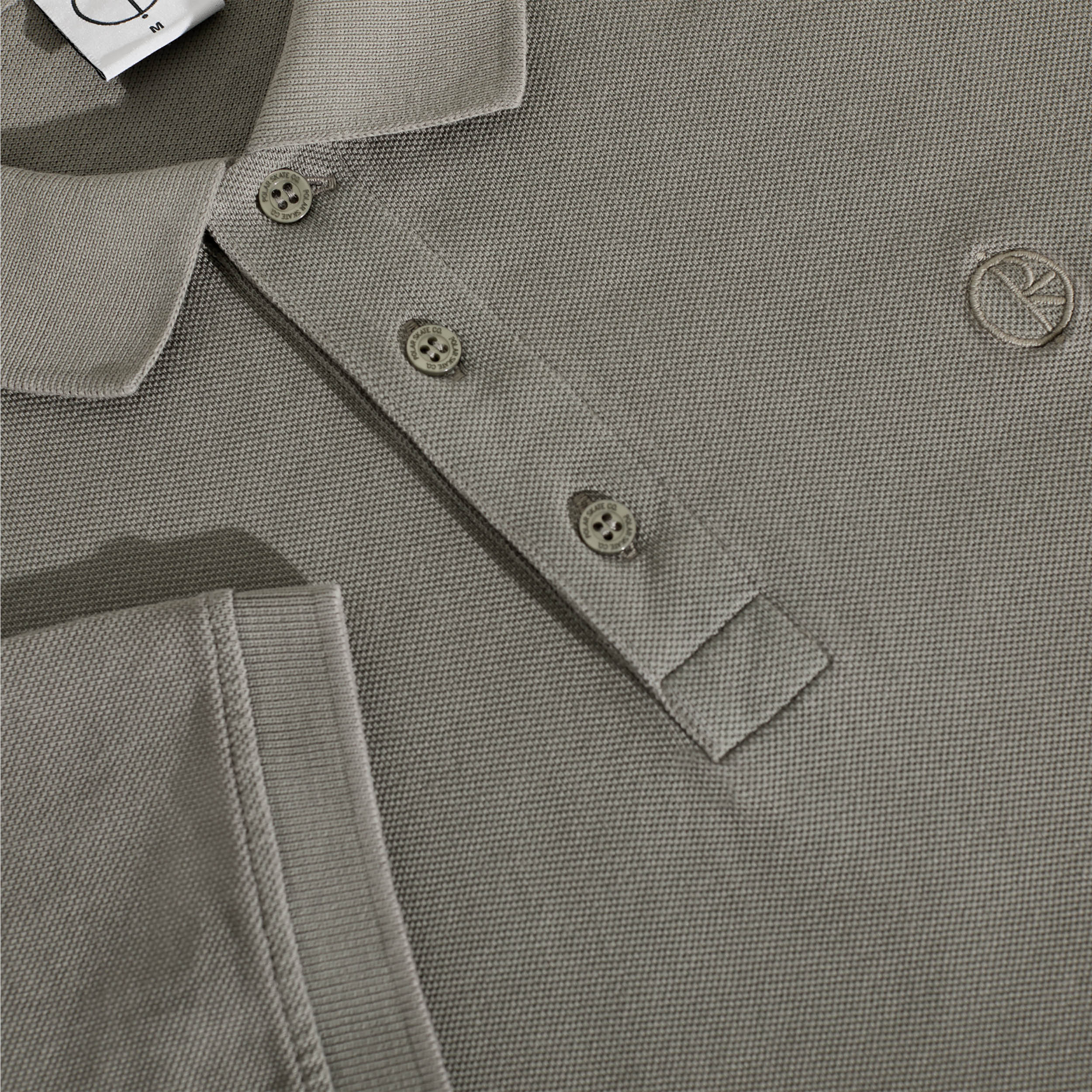 Polar Surf Polo Shirt Washed Grey