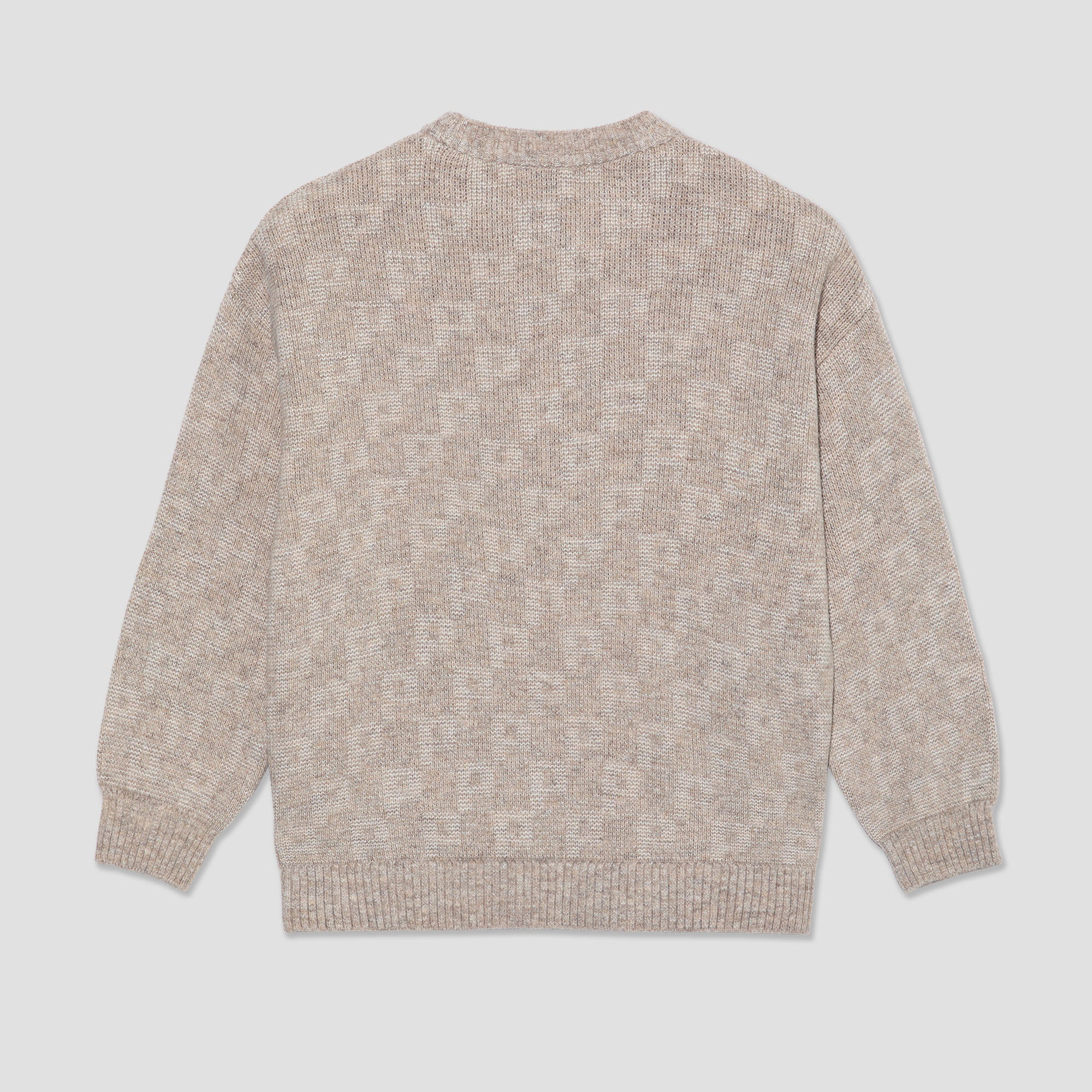 Polar George Sweater Crew P Pattern Sand