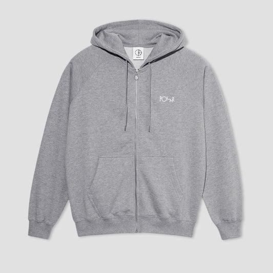 Polar Default Zip Hood Heather Grey