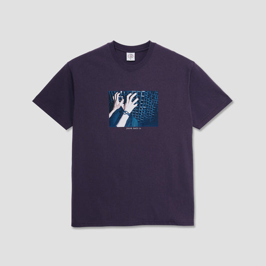 Polar Caged Hands T-Shirt Dark Violet