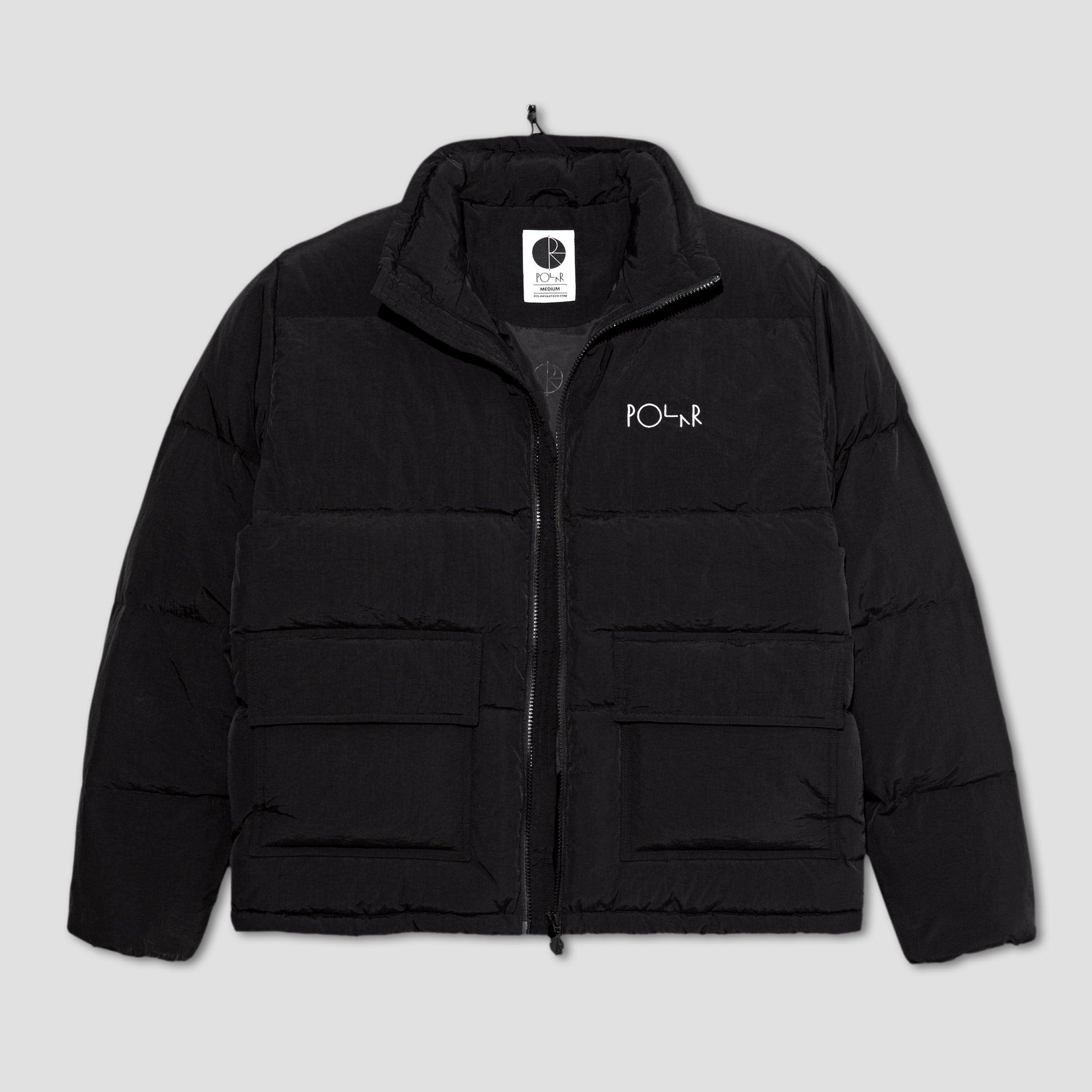 Polar Pocket Puffer Jacket Black