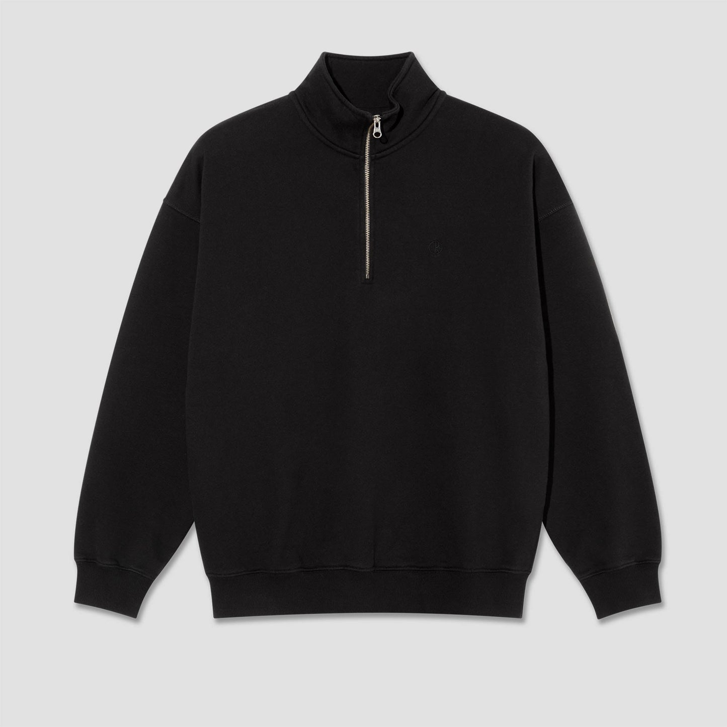 Polar Frankie Half Zip Sweater Crew Black