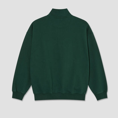 Polar Frankie Half Zip Sweater Crew Dark Emerald