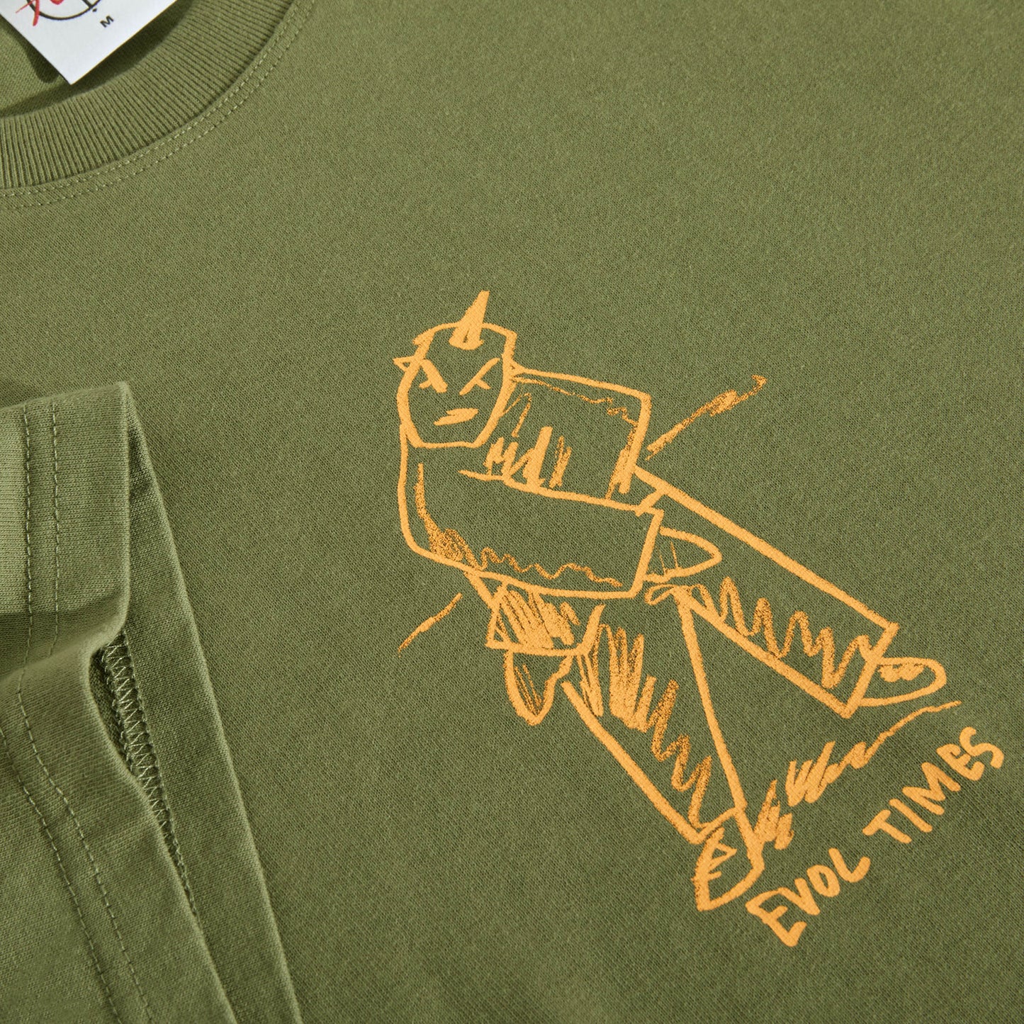 Polar Evol Times T-Shirt Army Green