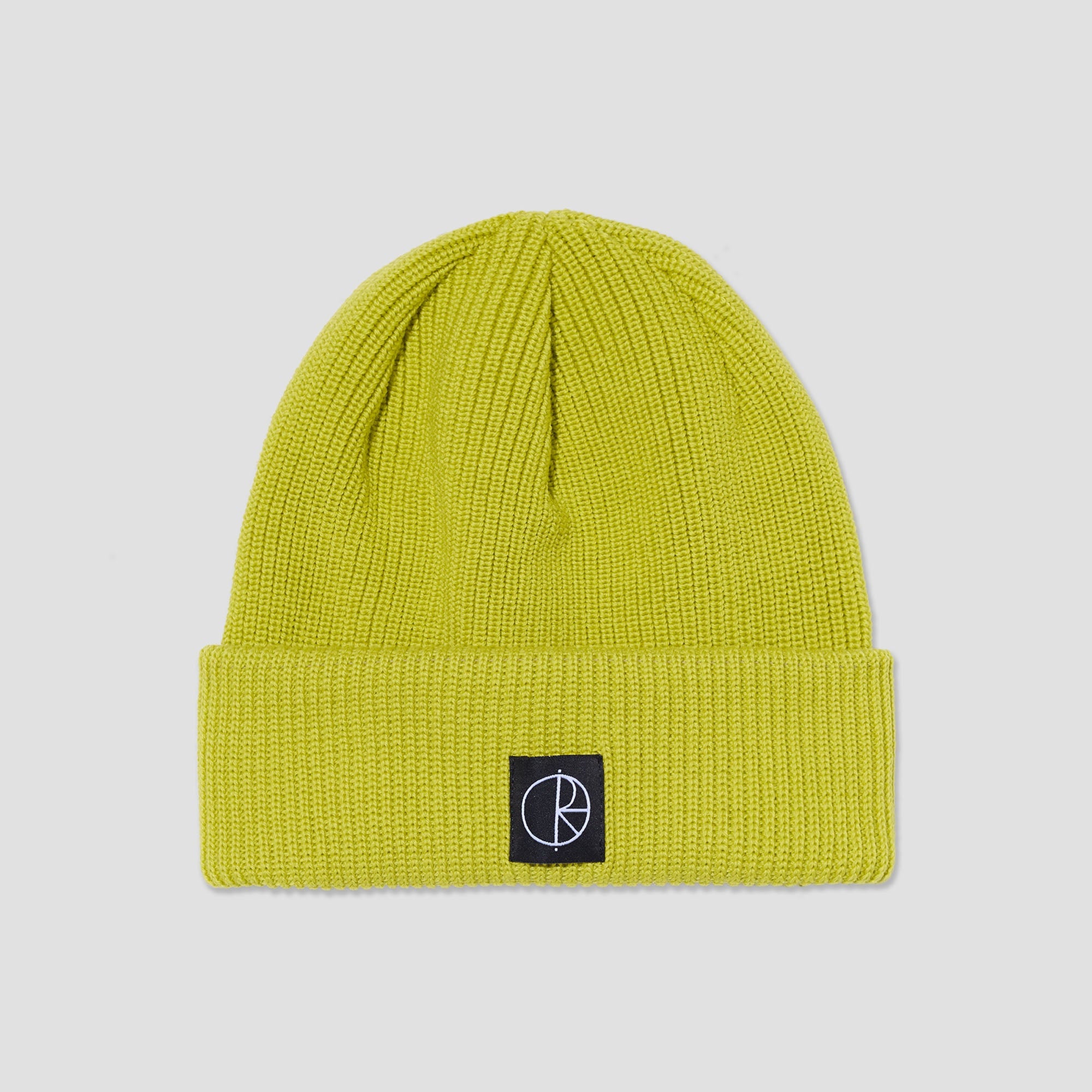 Polar Double Fold Merino Beanie Moss Green