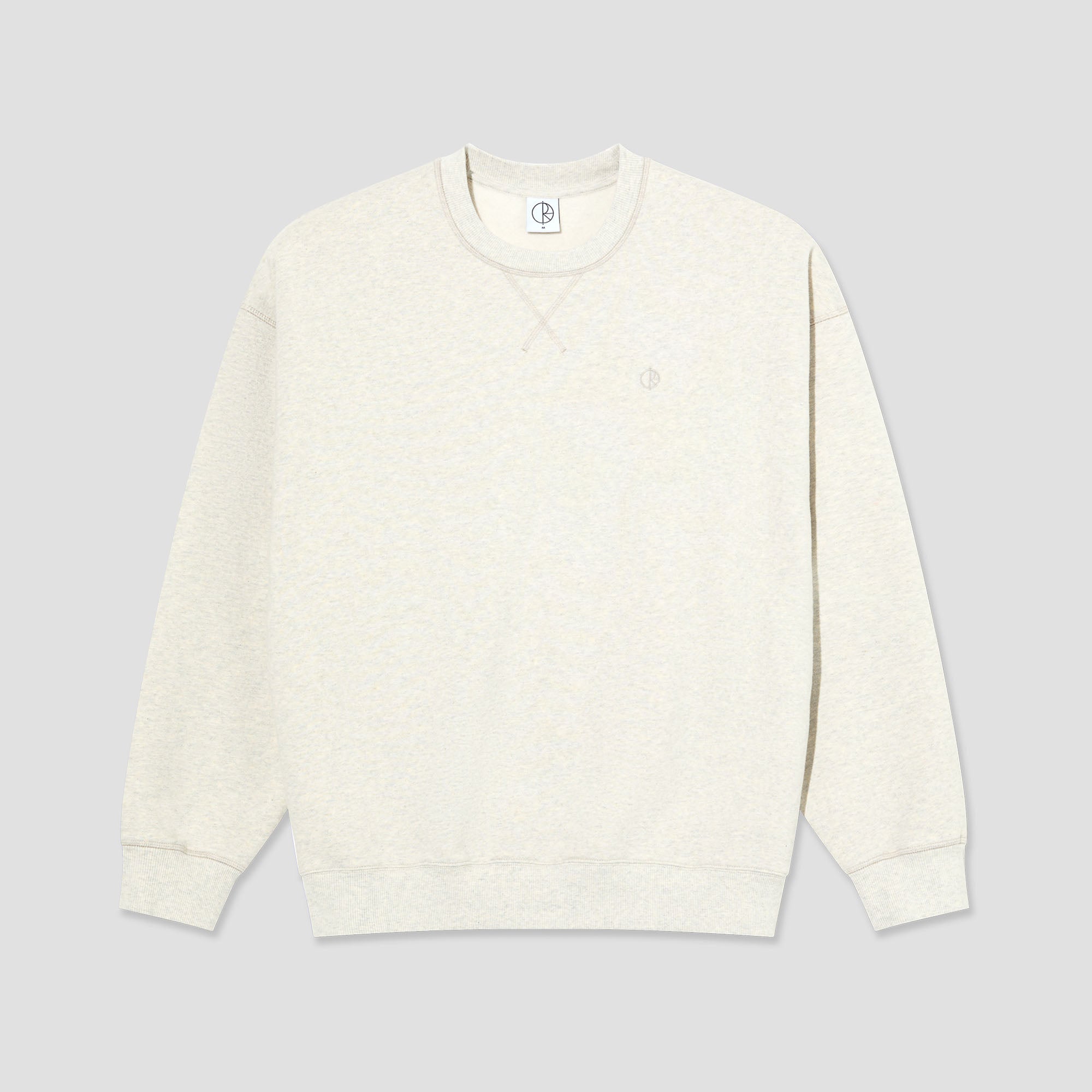 Polar Frankie Crewneck Ivory Grey Melange