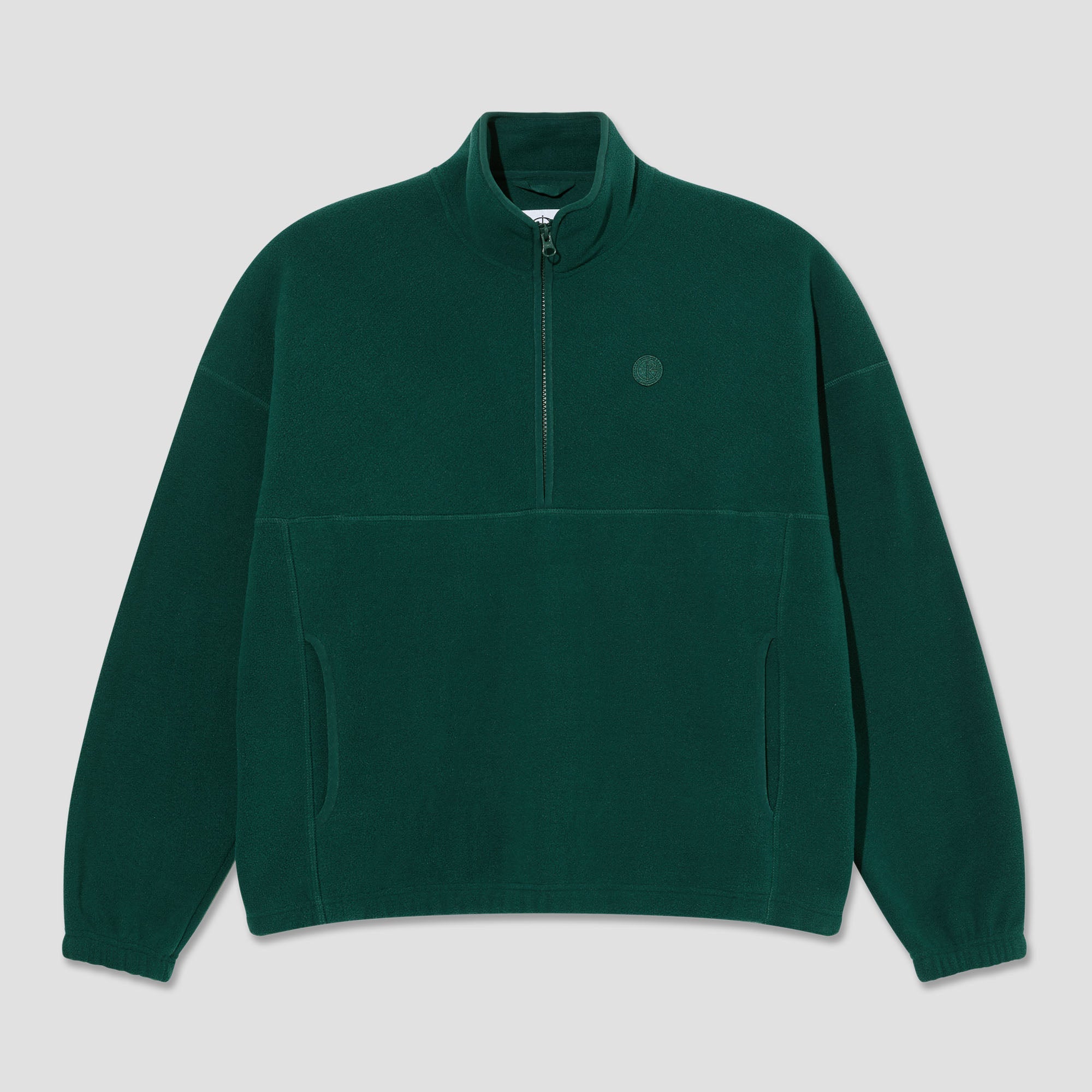 Polar Ivan Half Zip Sweatshirt Dark Emerald