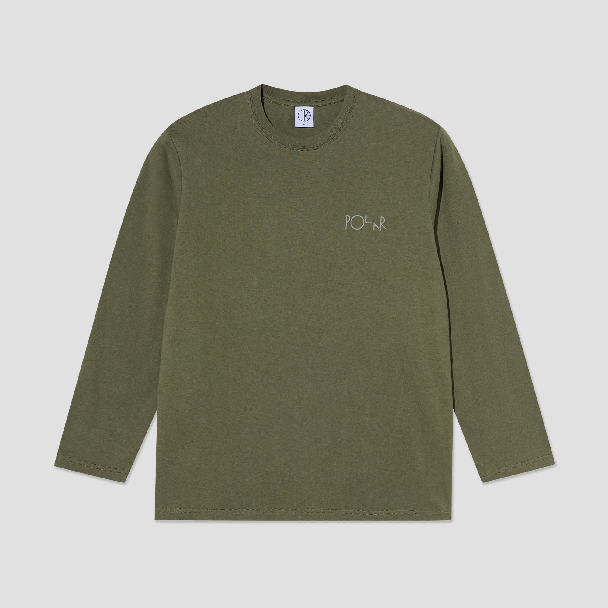 Polar Steve Stroke Logo Longsleeve T-Shirt Army Green