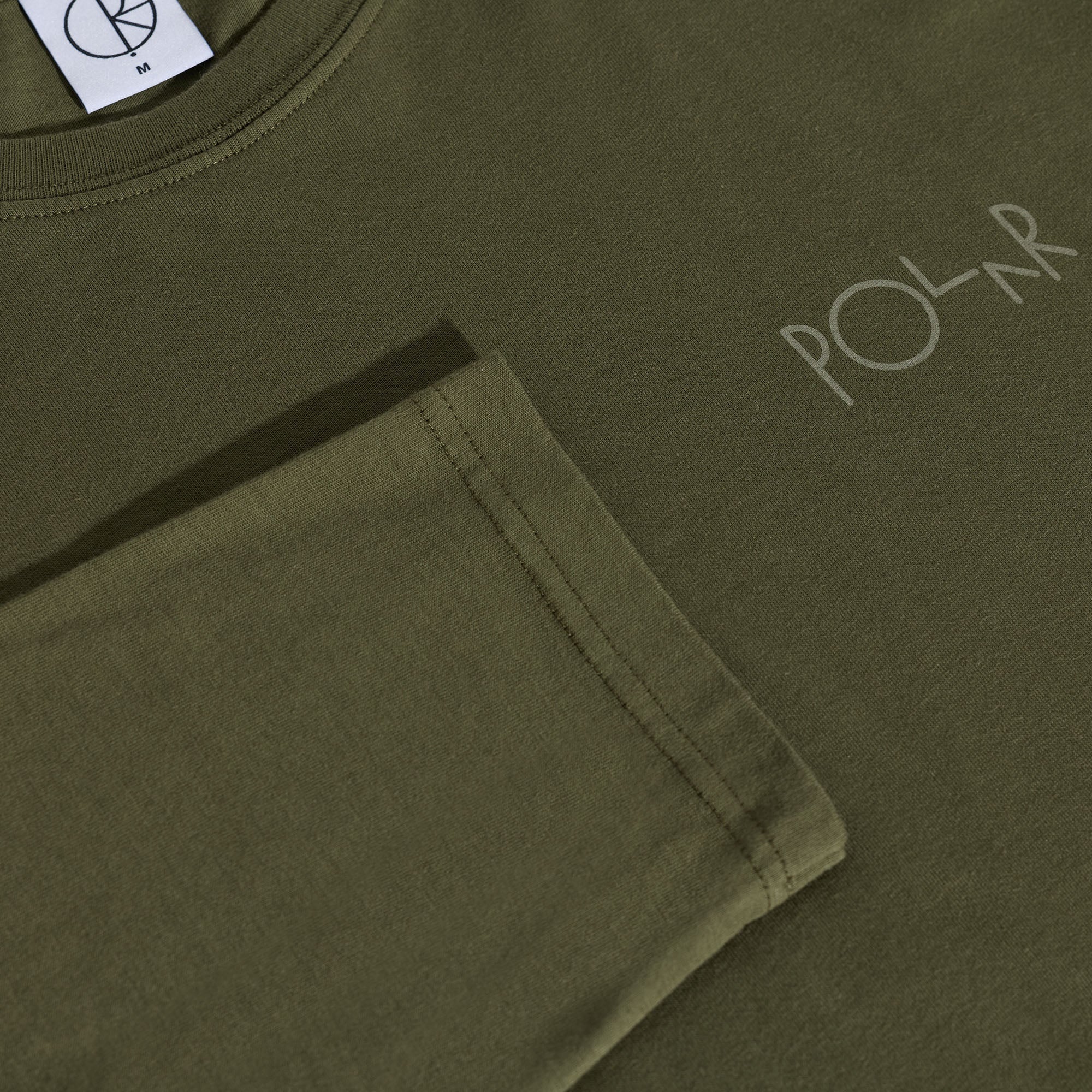 Polar Steve Stroke Logo Longsleeve T-Shirt Army Green