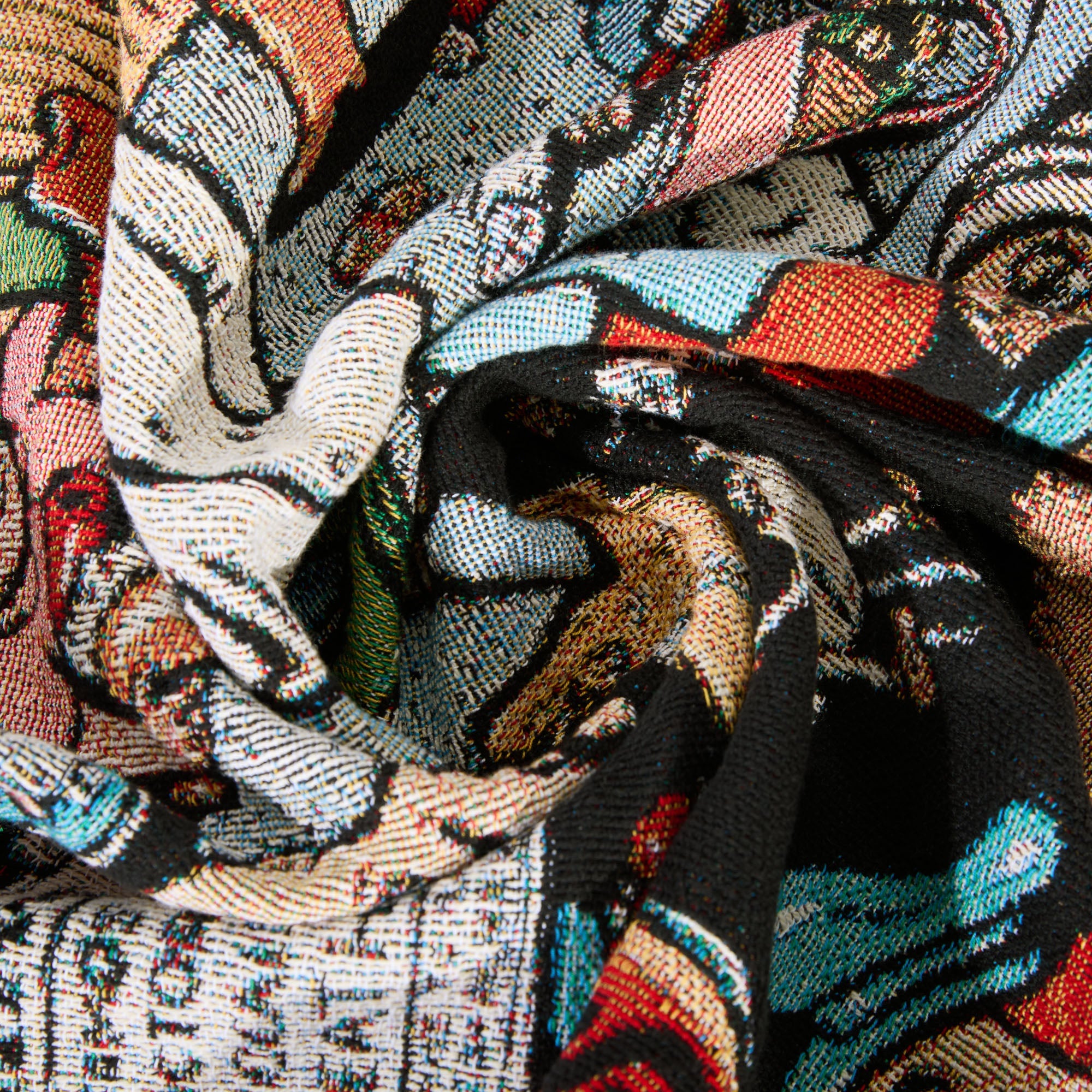 Polar Street Corner Throw Blanket Multi