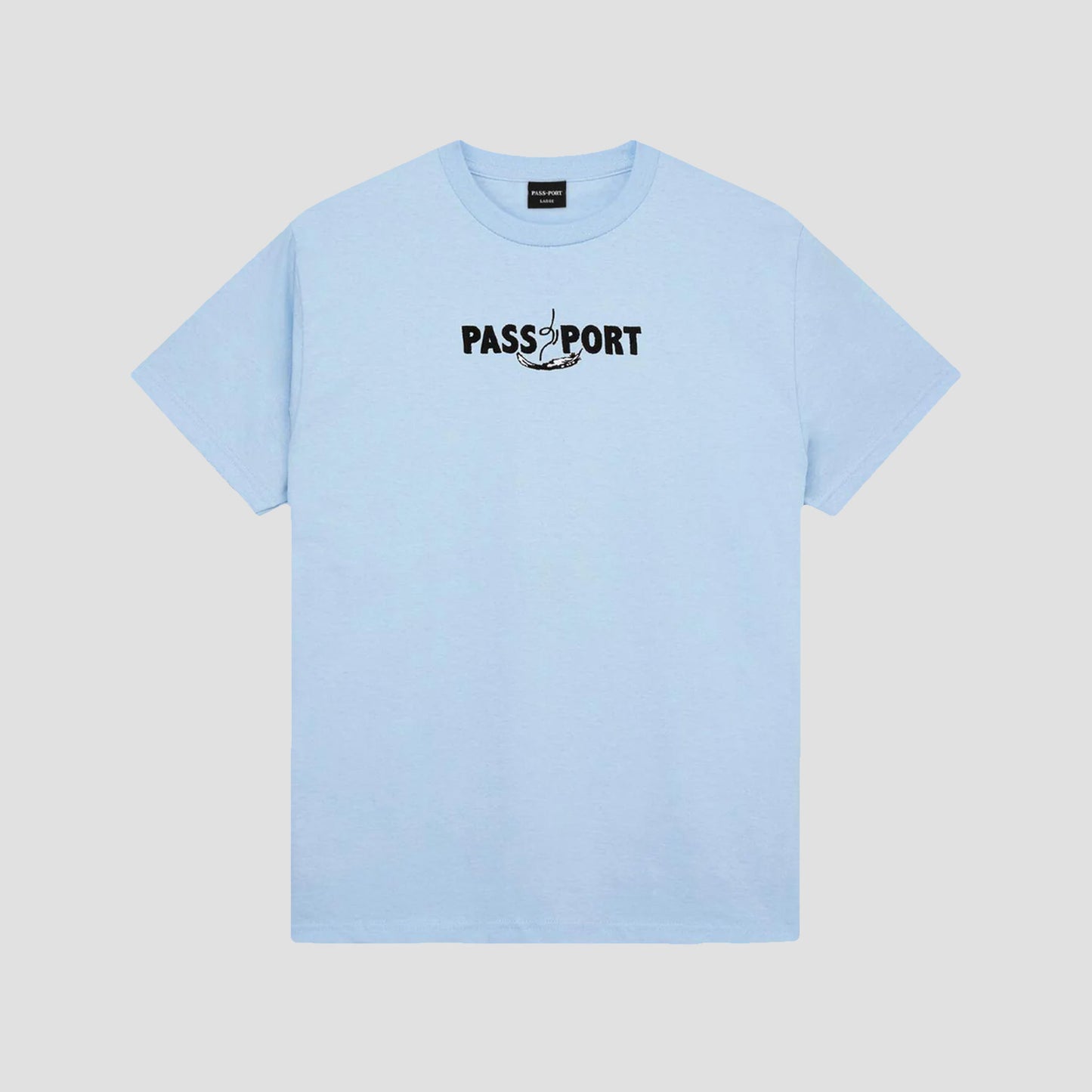 PassPort Featherweight Embroidery T-Shirt Powder Blue