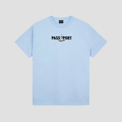 PassPort Featherweight Embroidery T-Shirt Powder Blue