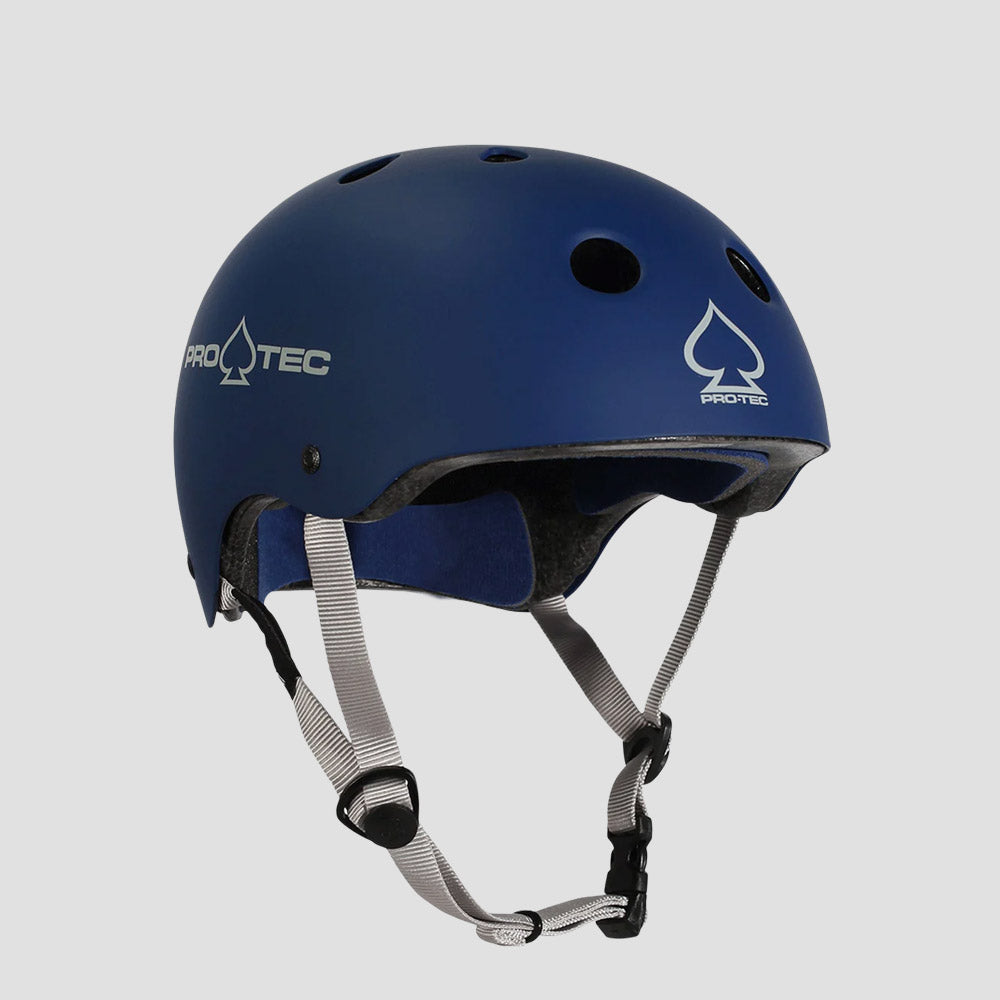 Pro-Tec Classic Certified Skateboard Helmet Matte Blue