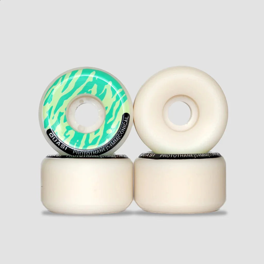 Quasi 54mm P-Thane Conical Skateboard Wheels Green