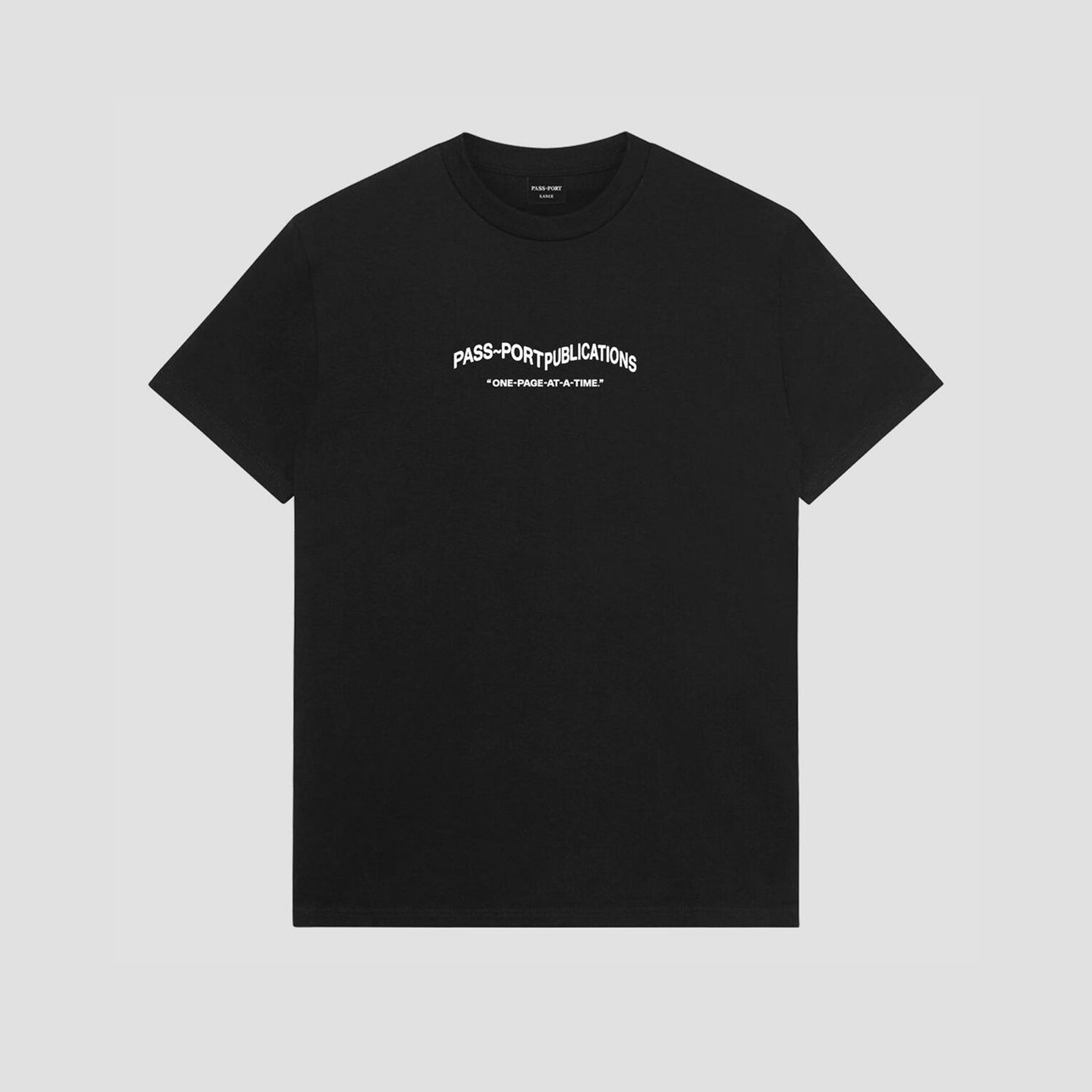 Passport Publish T-Shirt Black