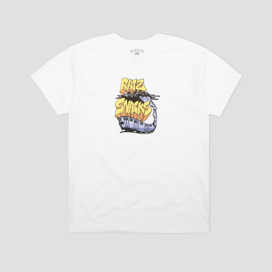 Quartersnacks Rat Ratz Train T-Shirt White