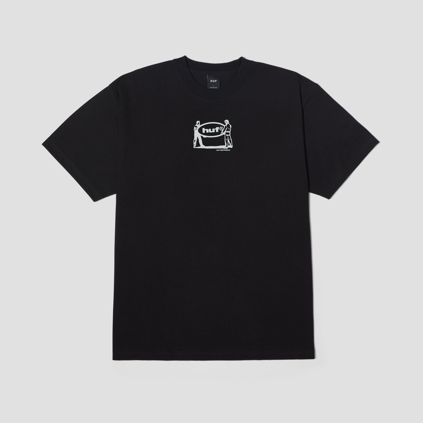 HUF Relocation Shortsleeve T-Shirt Black