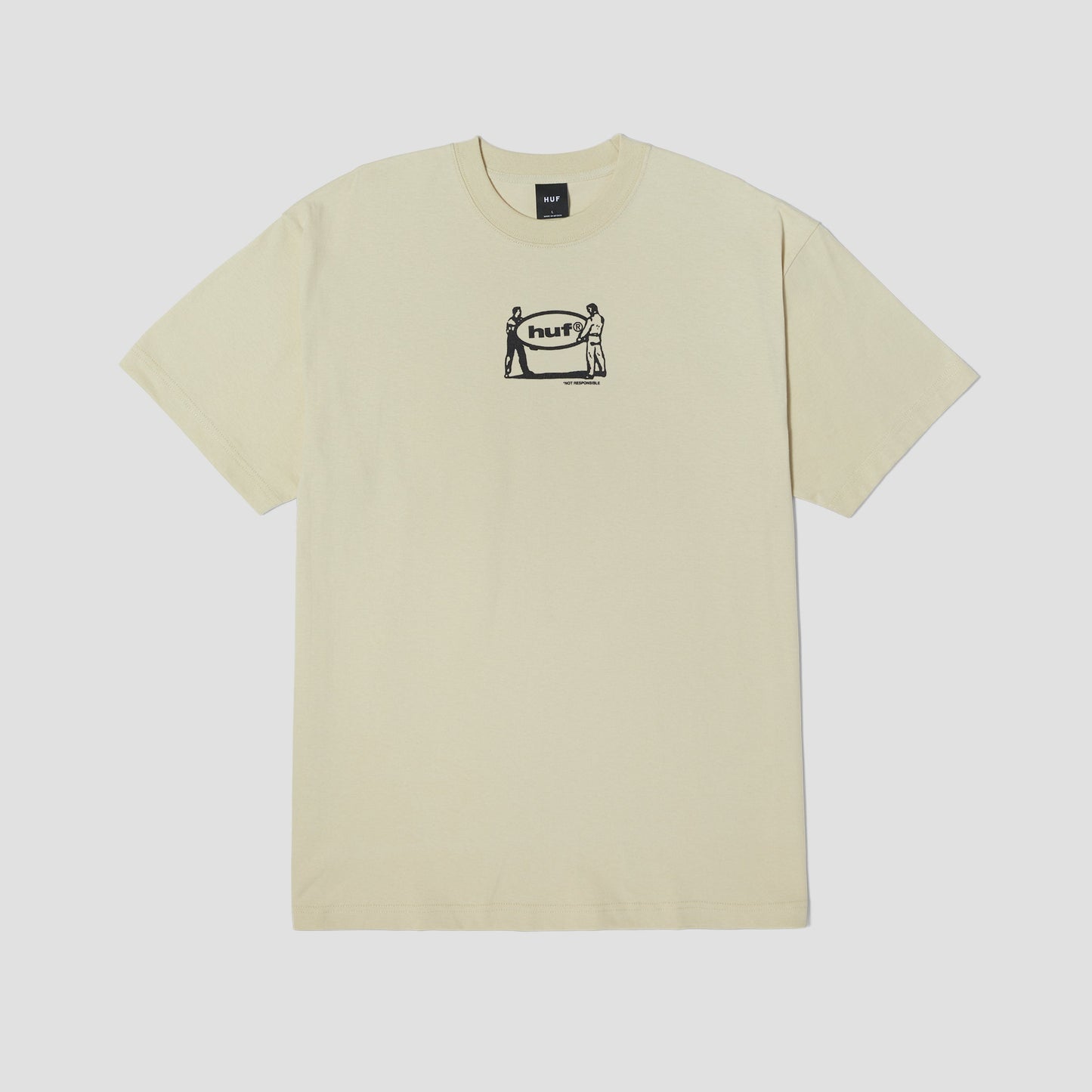 HUF Relocation Shortsleeve T-Shirt Stone