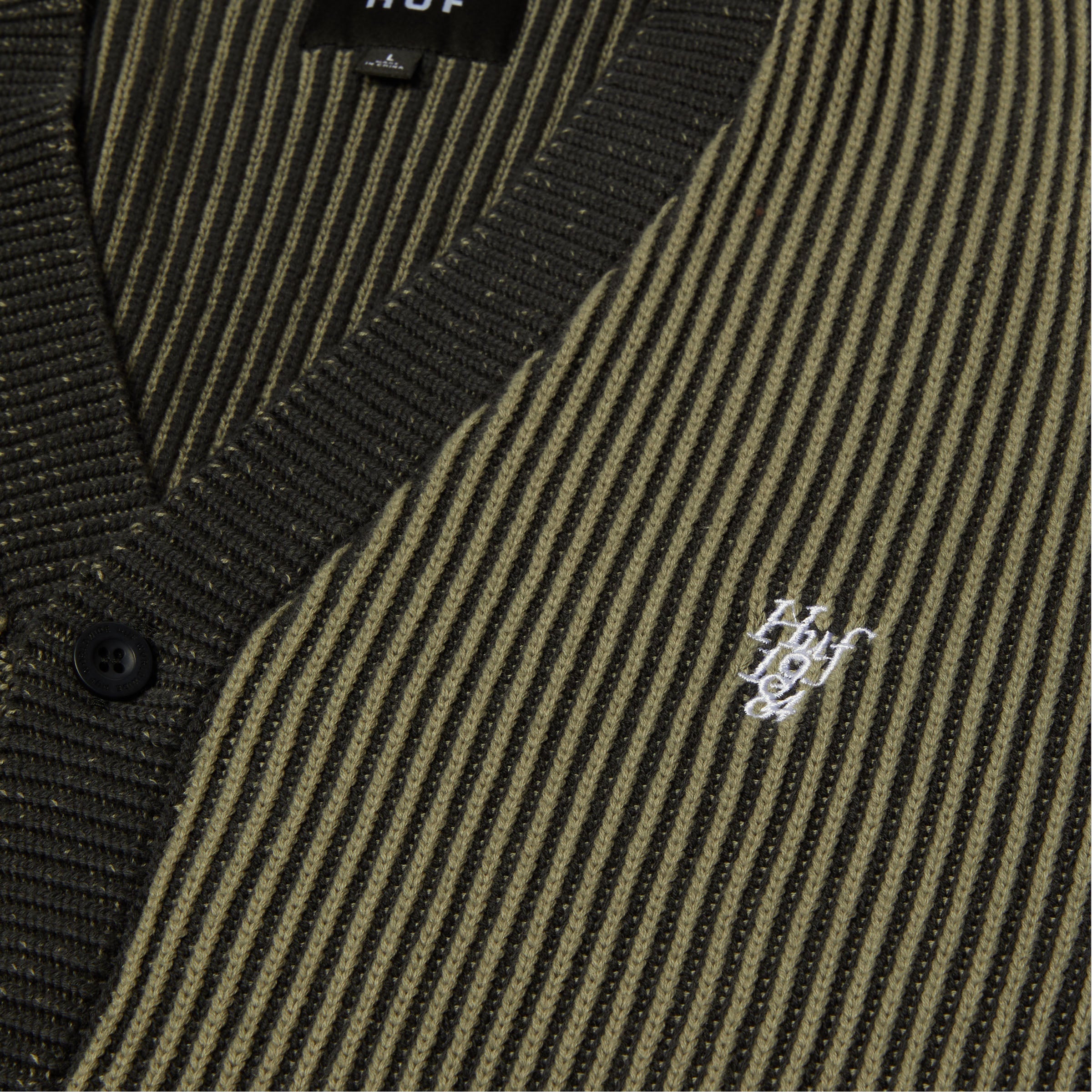 HUF Repeater Cardigan Asphalt