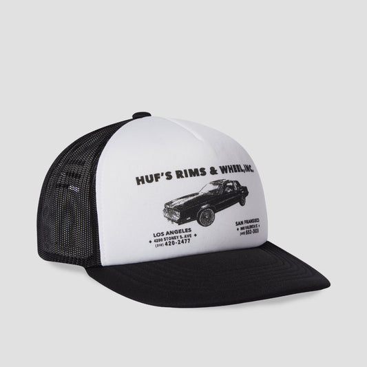 HUF Rim & Wheels Trucker Cap Black