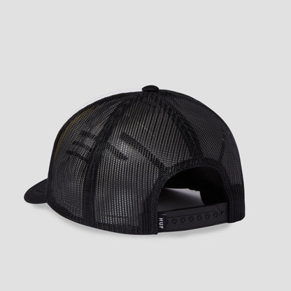 HUF Rim & Wheels Trucker Cap Black