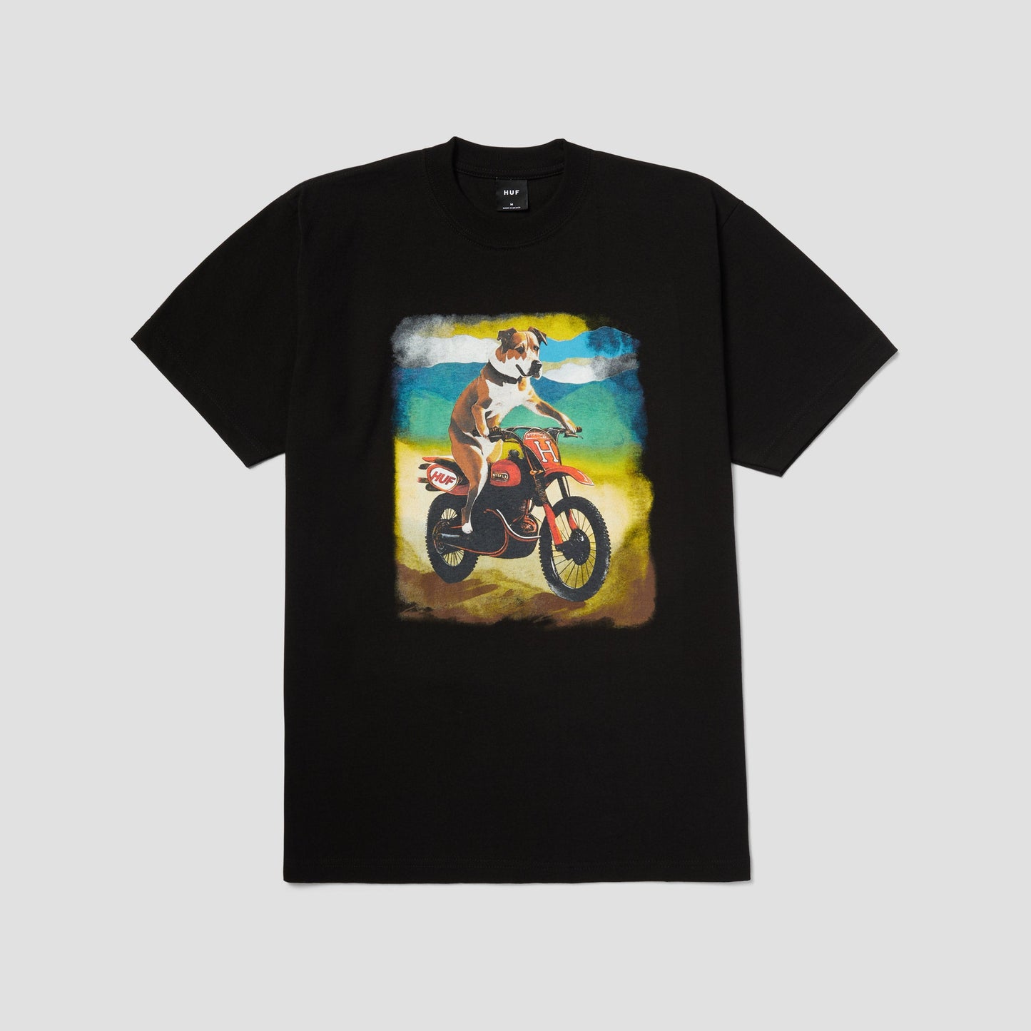 Huf Road Dog T-Shirt Black