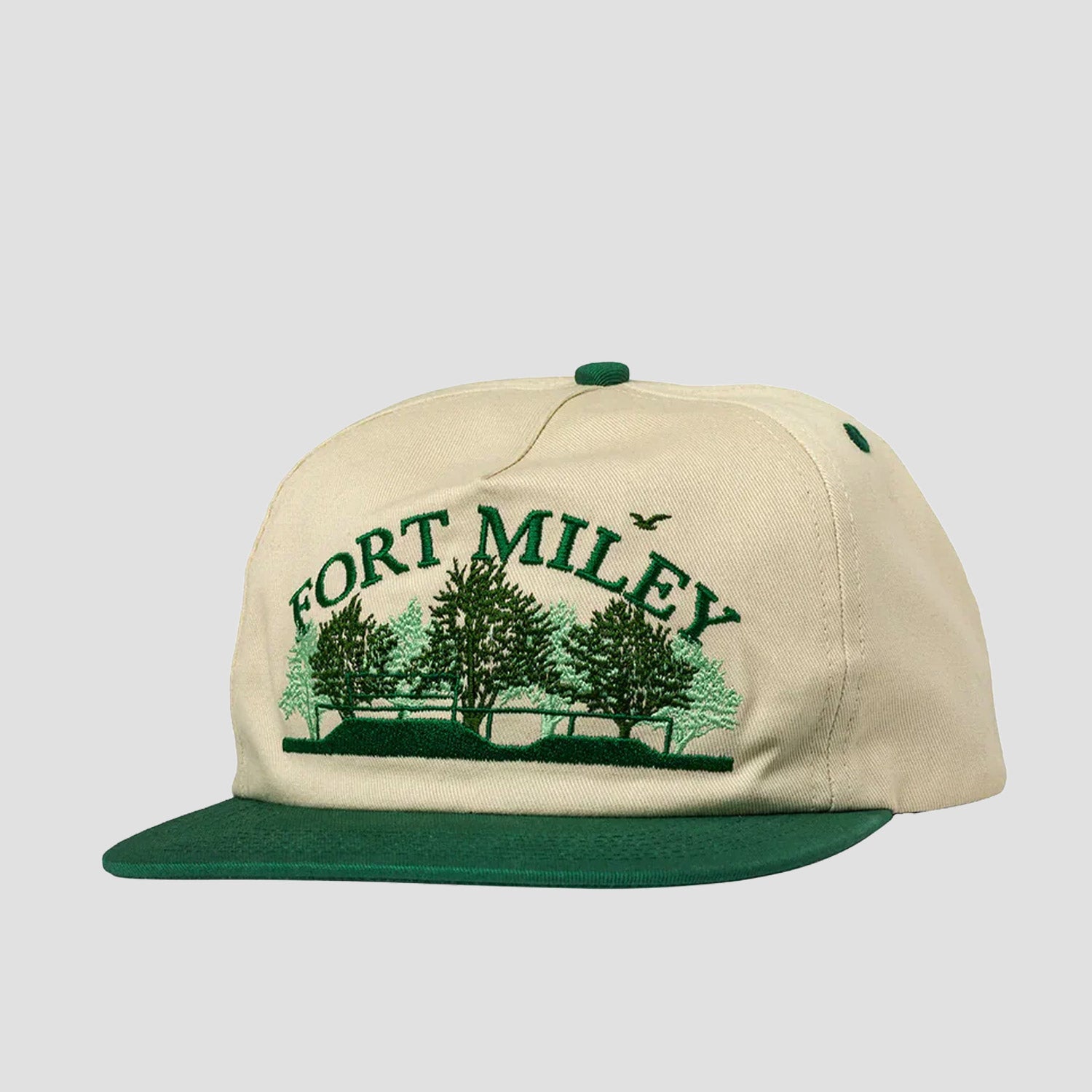 Real Fort Miley Snapback Cap Off White