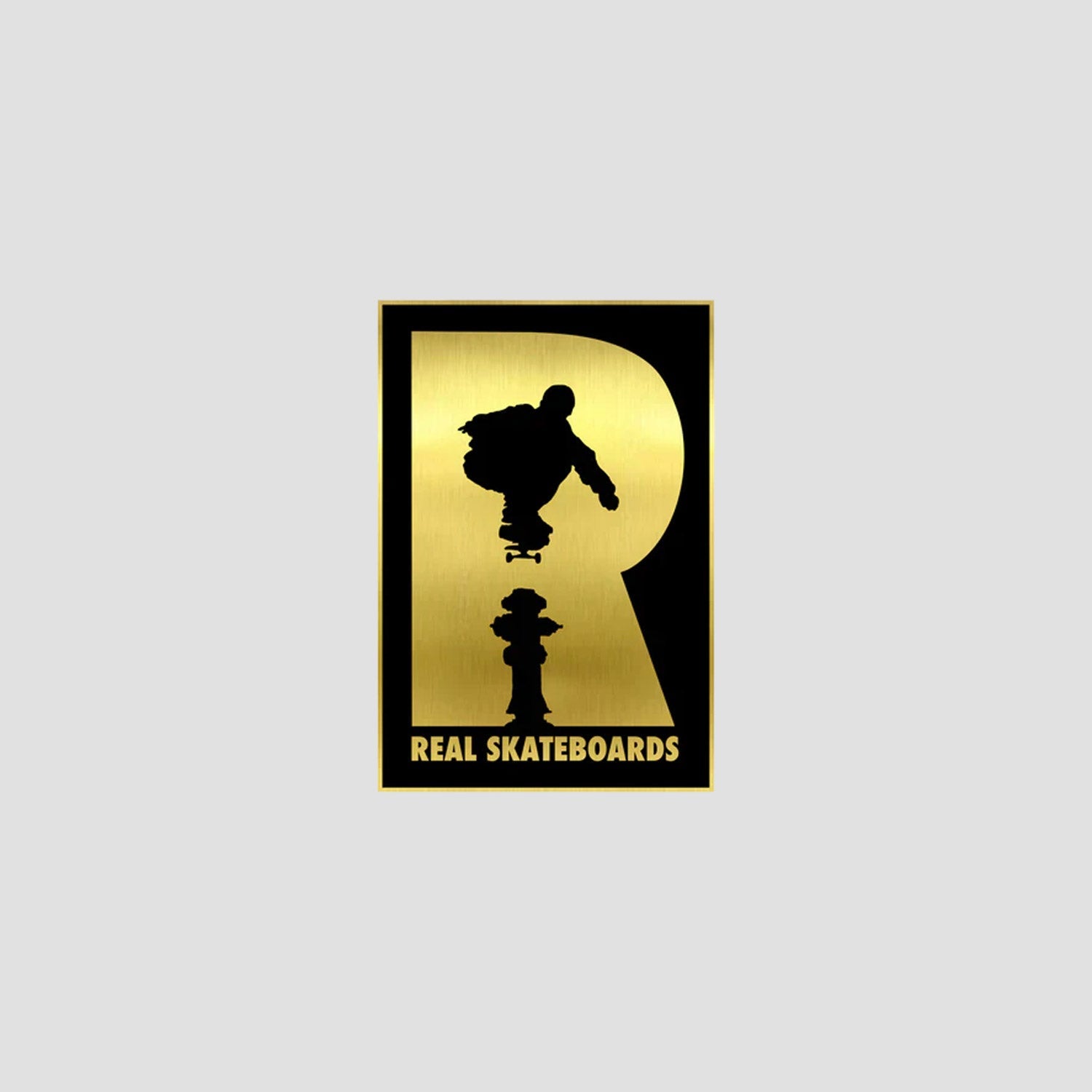Real R Logo Foil Sticker Small