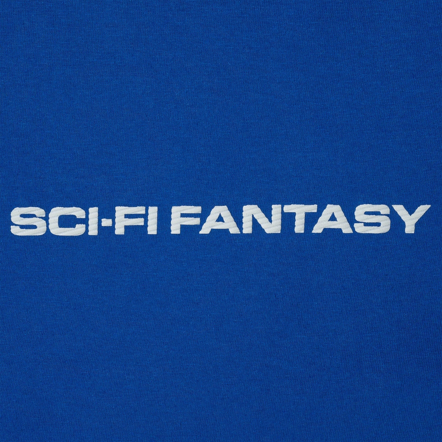 Sci-Fi Fantasy Textured Logo T-Shirt Royal