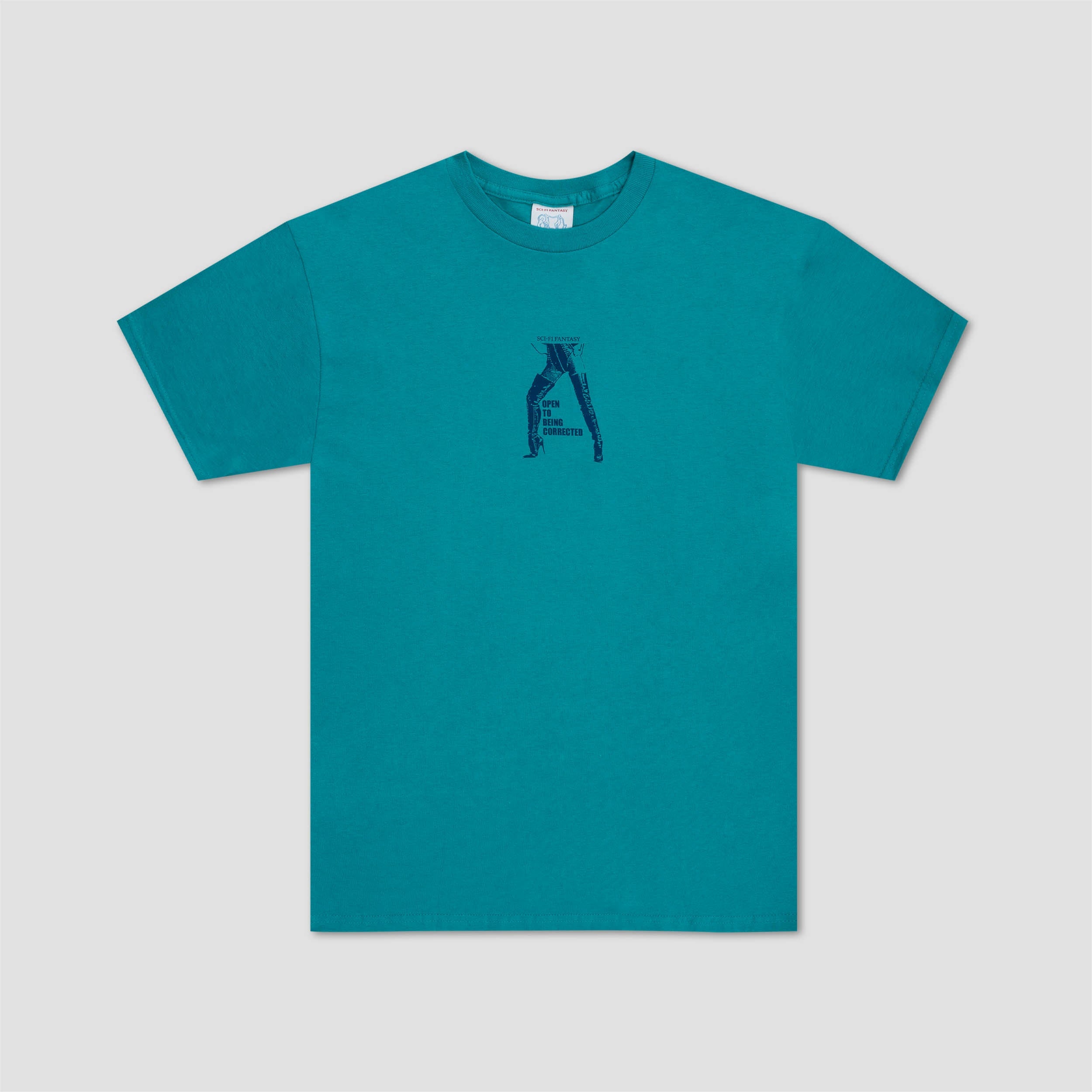 Sci-Fi Fantasy Open To Being Corrected T-Shirt Jade