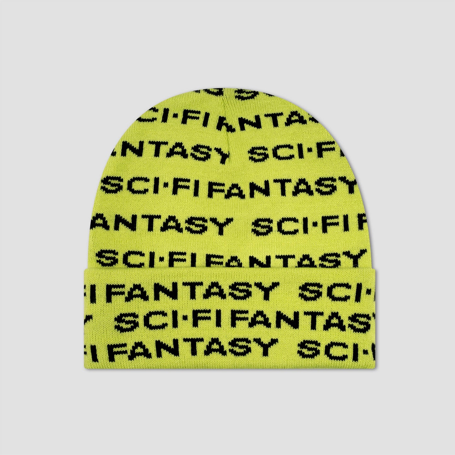 Sci-Fi Fantasy Repeat Logo Beanie Green