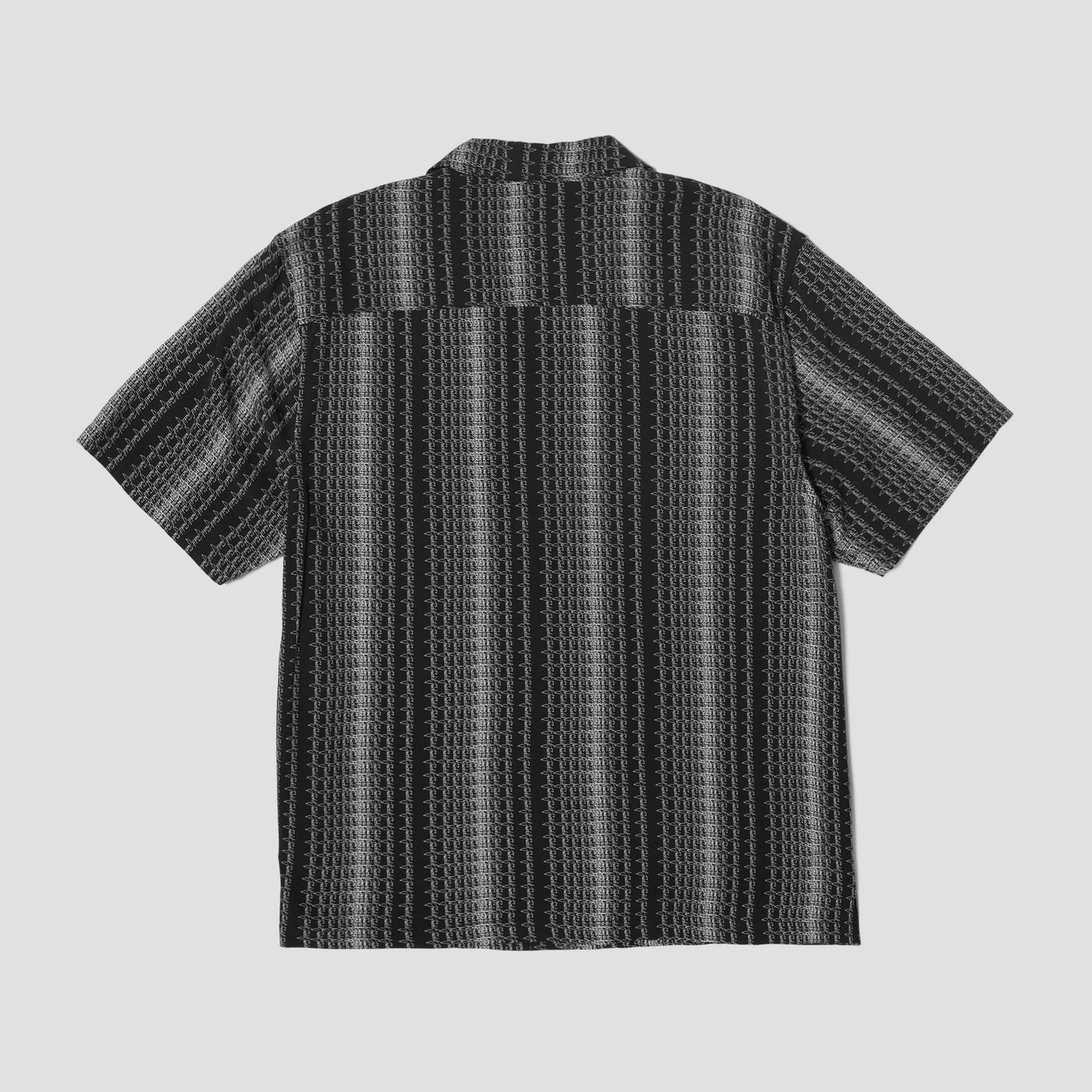 HUF Script Stripe Resort Shirt Black