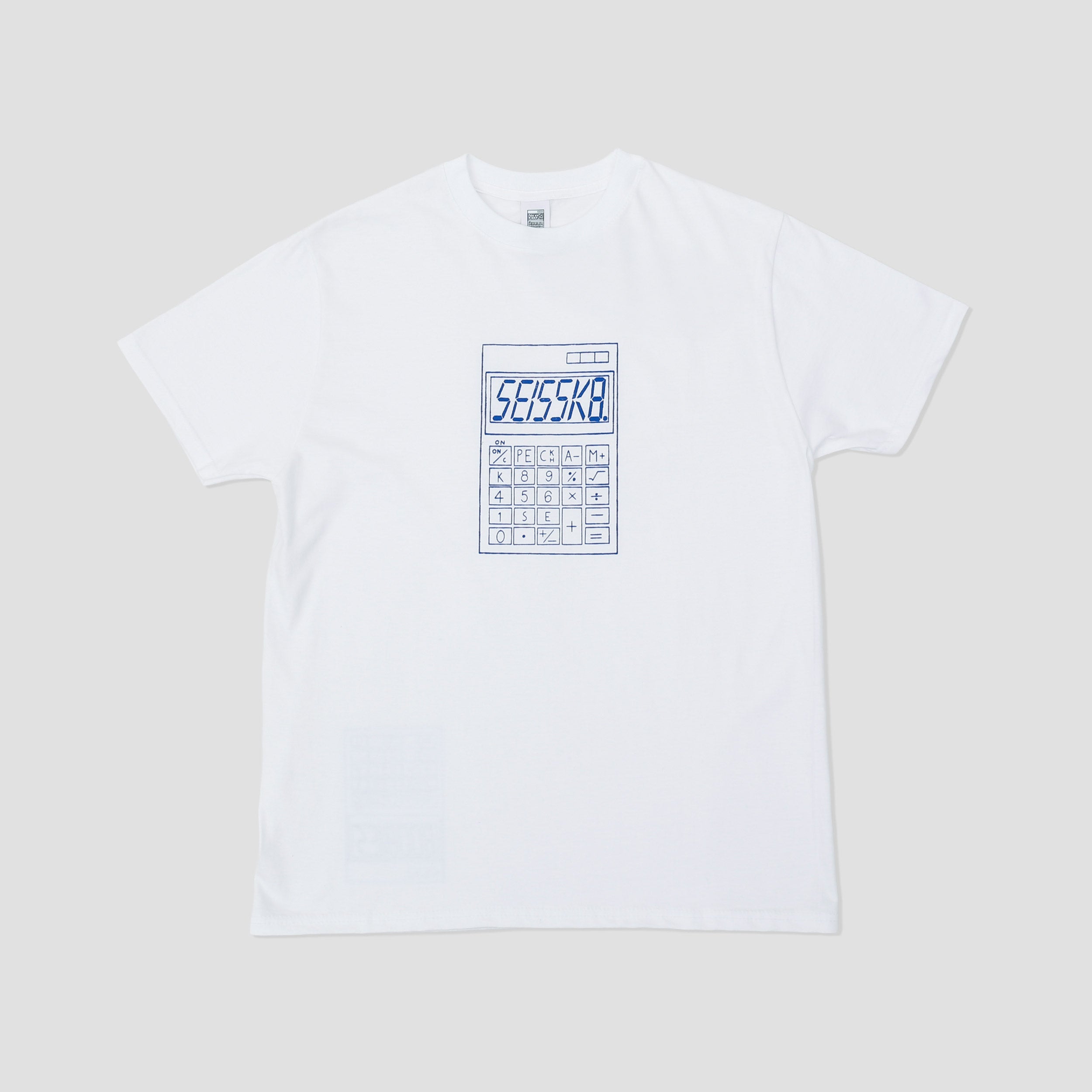 SE15SK8 Skl Calc T-Shirt White
